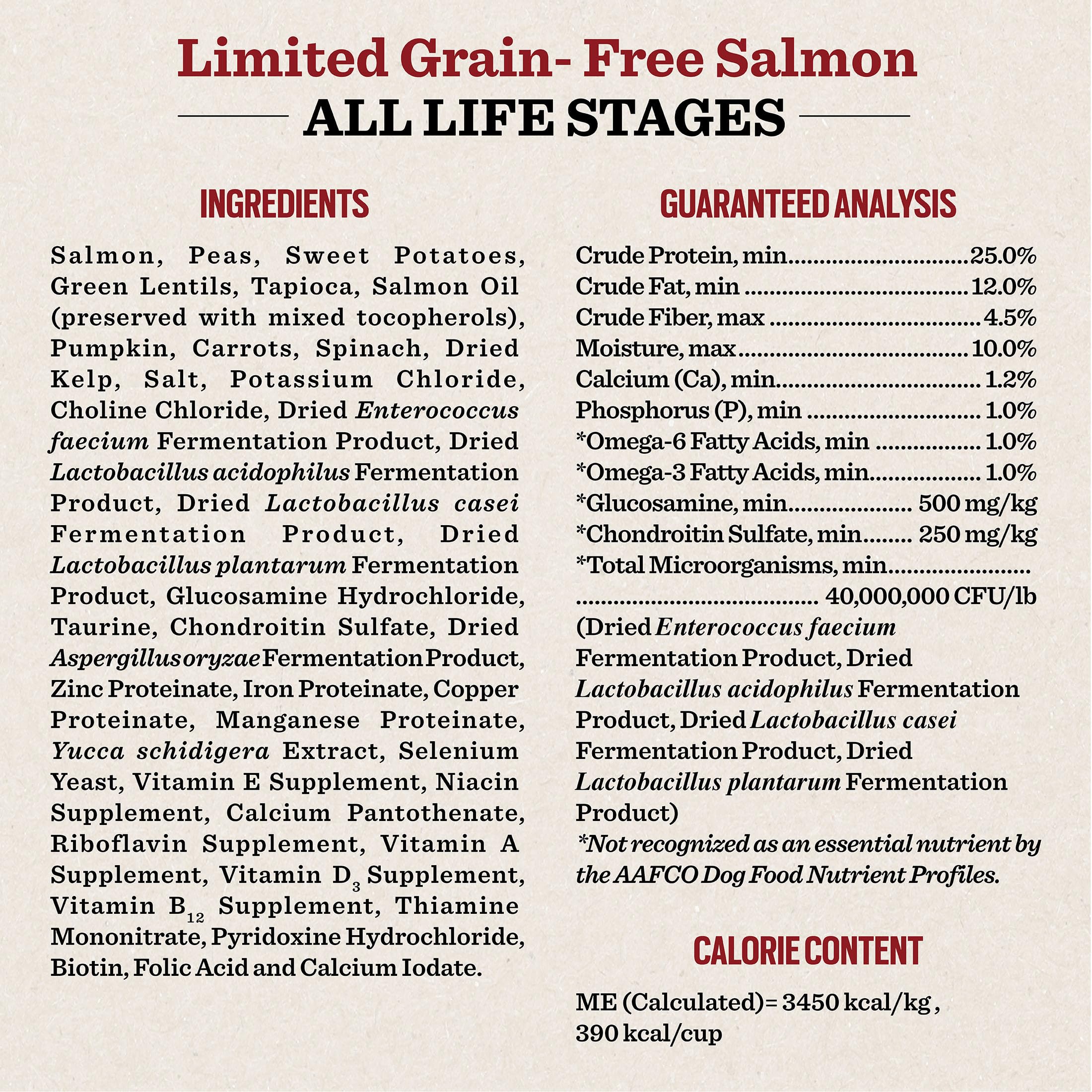 Dr. Pol Grain Free Salmon Dog Food - Premium Natural Dry Dog Food, Limited Ingredient High Protein Veterinarian Formulated Kibbl