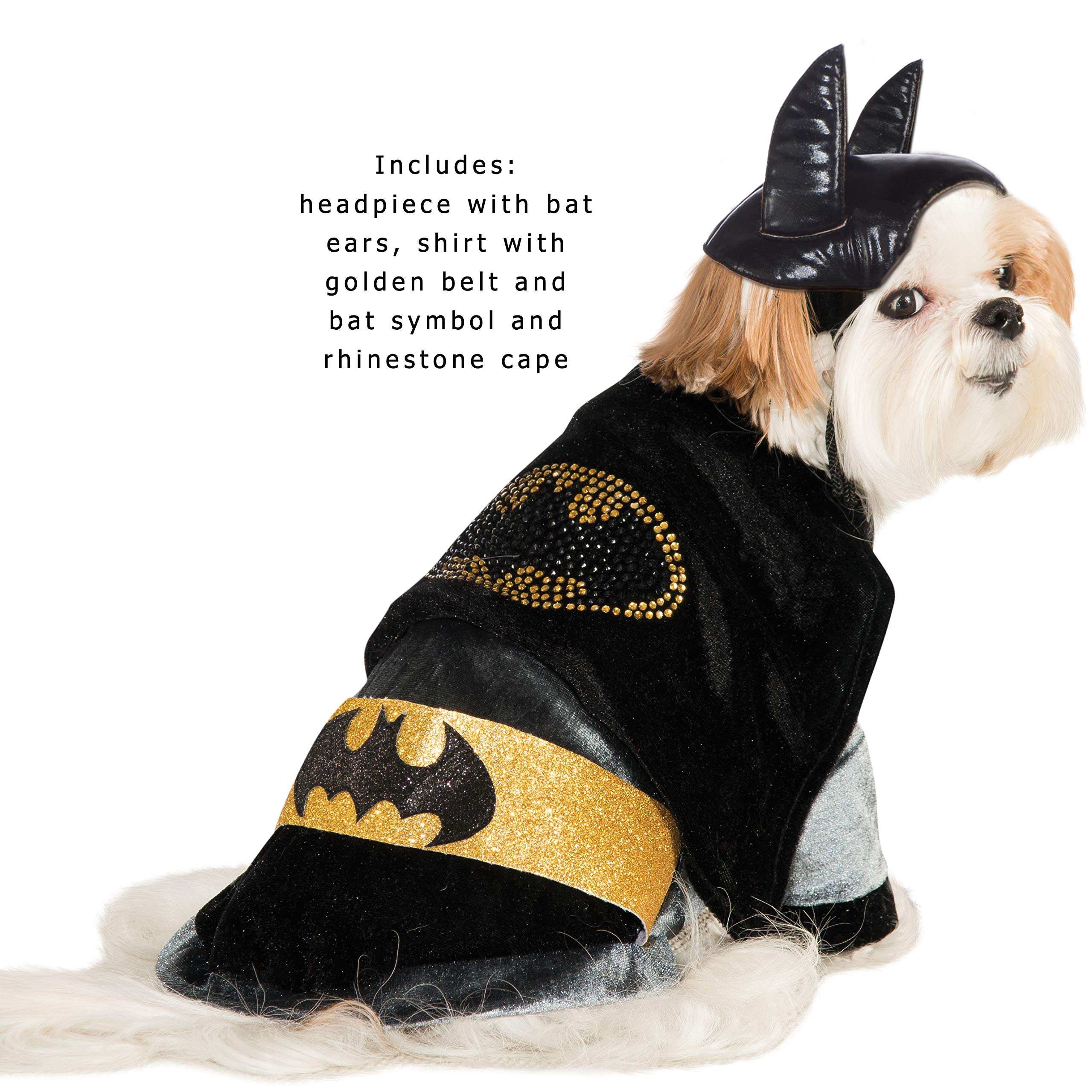 Rubies Costume DC Heroes and Villains Collection Pet Costume, Large, Cuddly Batman