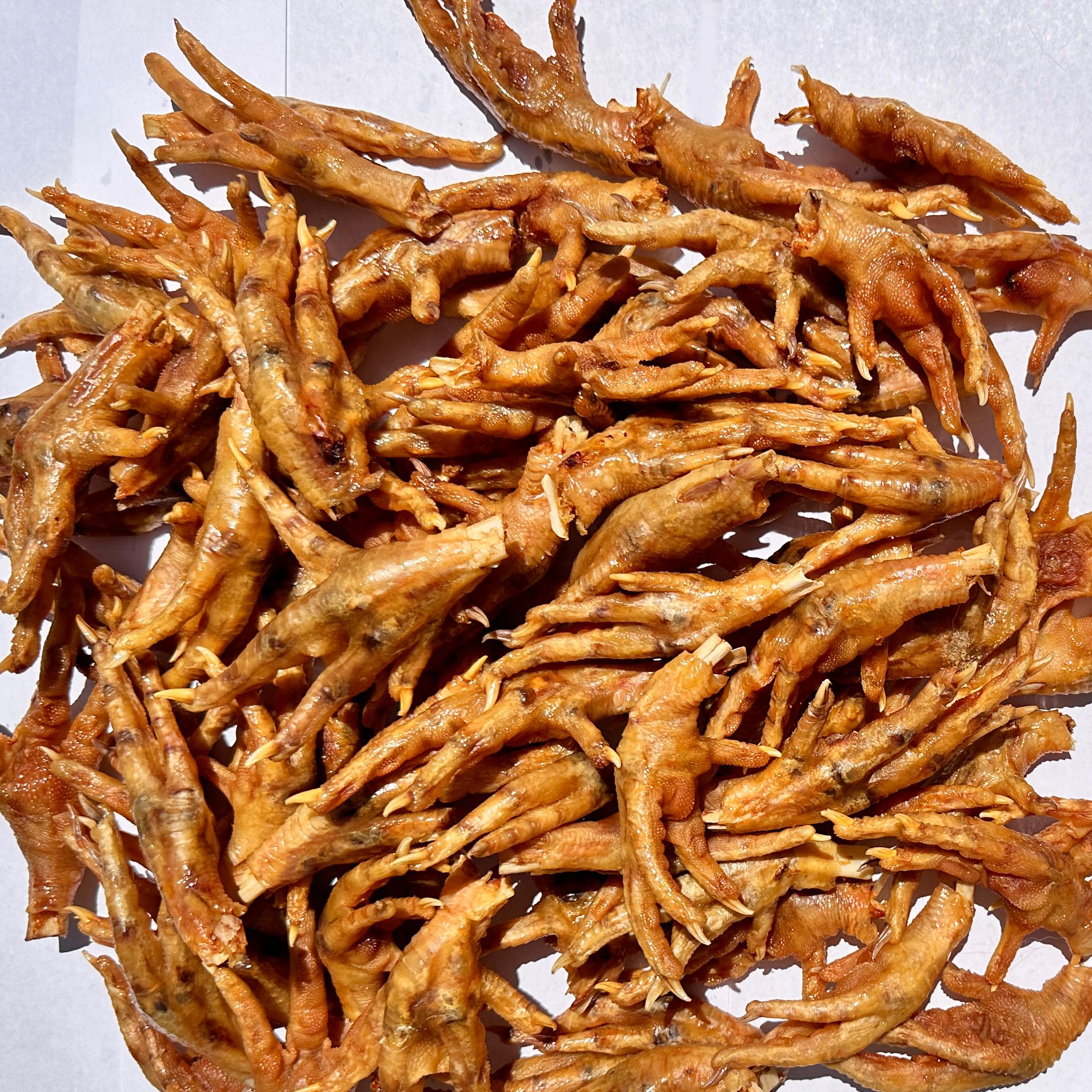 American Paws Dehydrated Chicken Feet Dog Treats, Only One Ingredient, No Additives, Made and Sourced in USA (3LB)