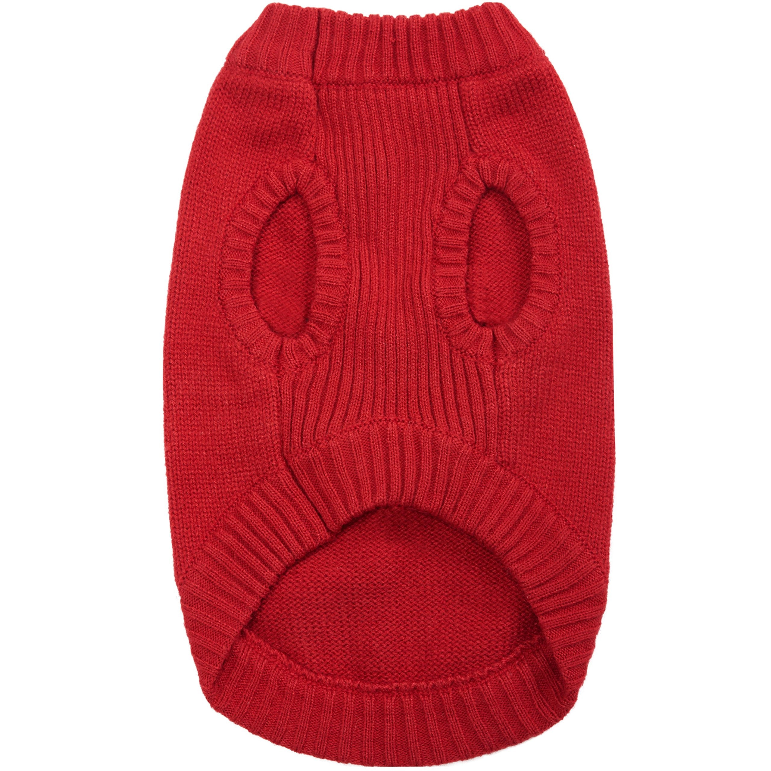 Blueberry Pet Heart Dog Sweater Valentines Day Clothes for Large Girl Dogs, Red Pullover Crewneck Holiday Apparel for Love of Pe