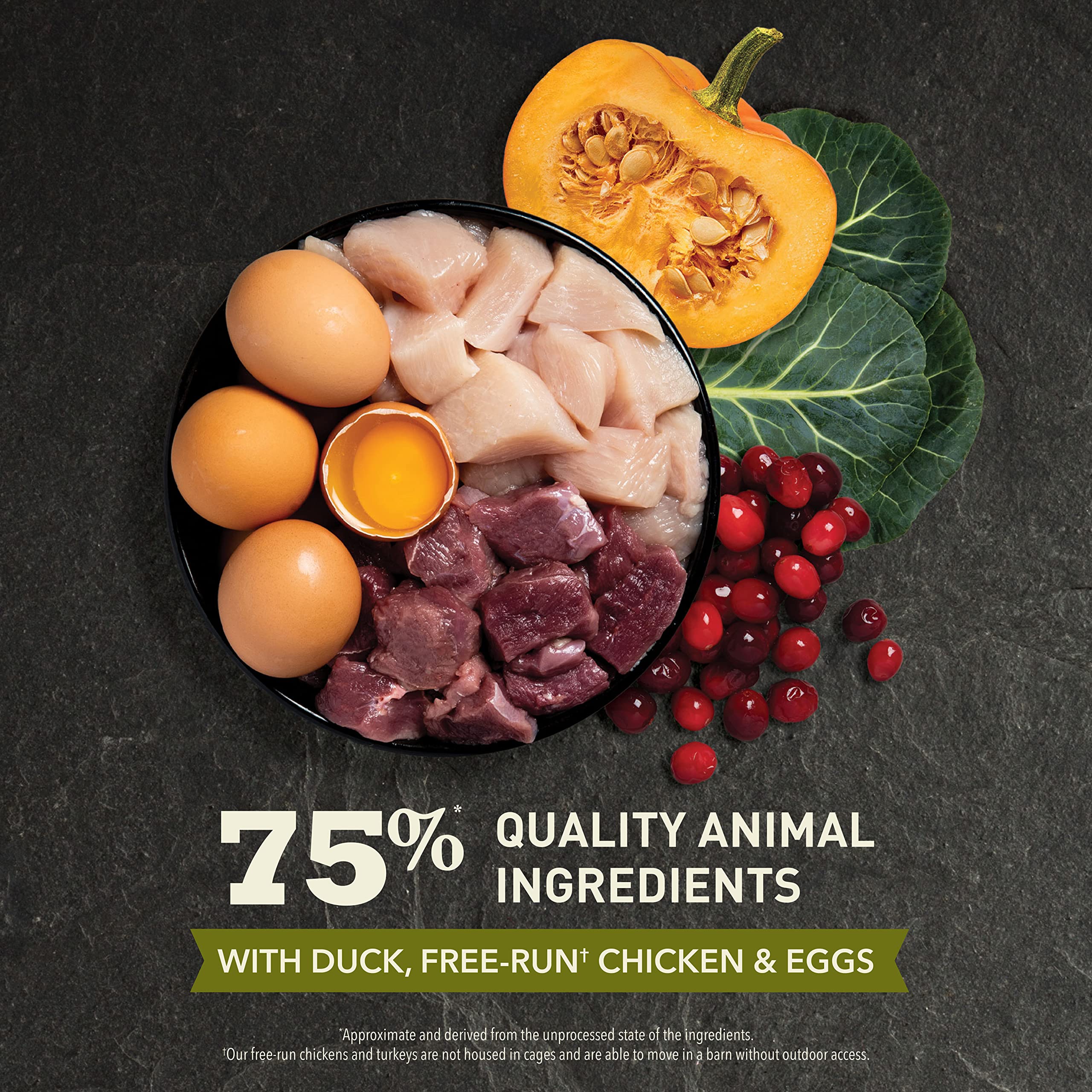 ACANA Highest Protein Grasslands Grain-Free Dry Cat Food, Duck, Free-Run Chicken and Eggs Cat Food Recipe, 4lb