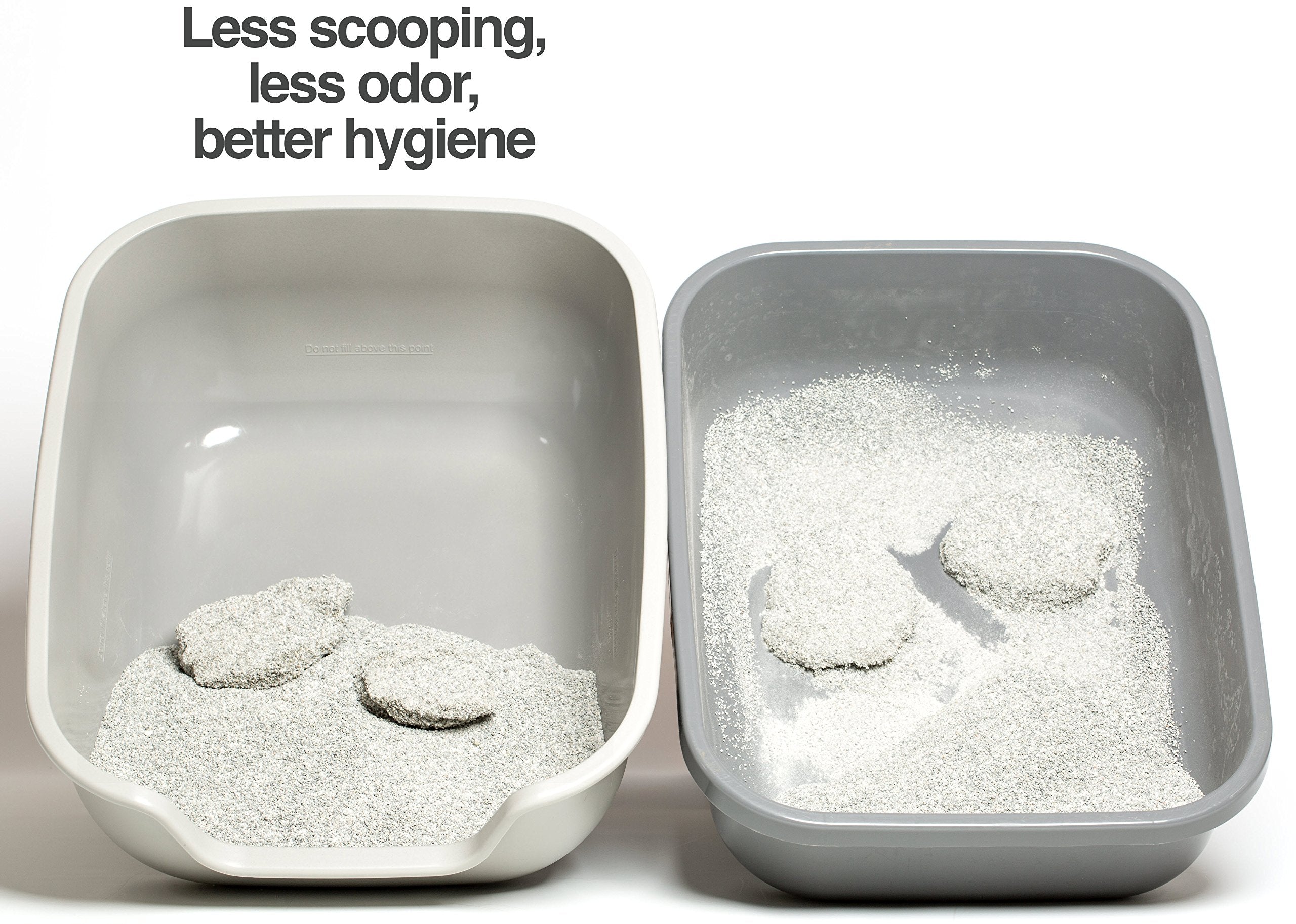 PetFusion BetterBox Non-Stick Large Litter Box, Pet Safe Coating for Easier Cleaning, Open Top Promotes Healthy Usage, Made of S