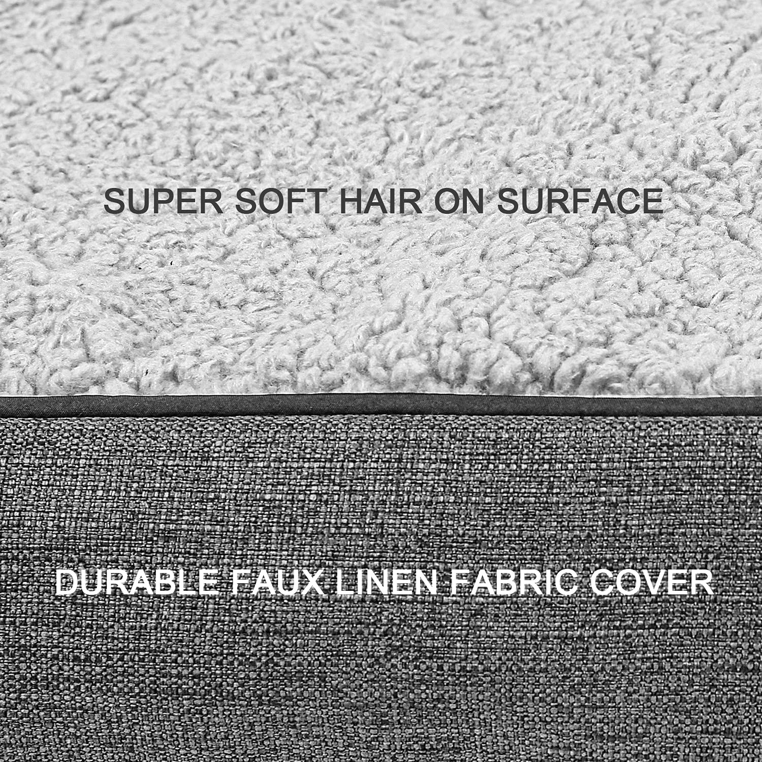 Dogbaby Dog Bed For Small Dogs, Washable Pet Sofa Bolster Bed With Removable Cover & Orthopedic Foam, 28?Large Dog Beds For Dogs Under 30 Lbs