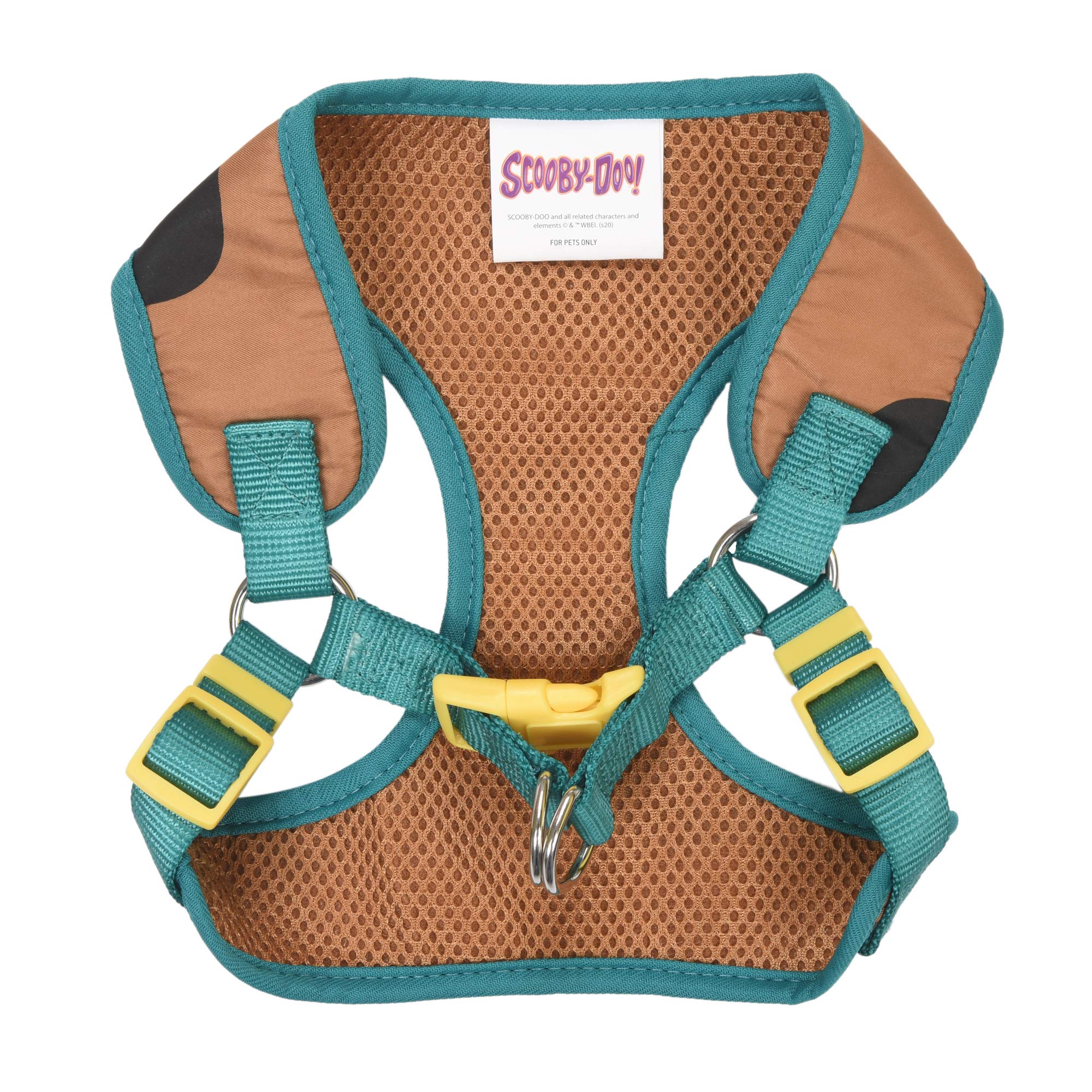 Scooby-Doo Warner Brothers Dog Harness | Soft And Comfortable Large Dog Harness Dog Harness No Pull Tan And Blue Dog Harness | C