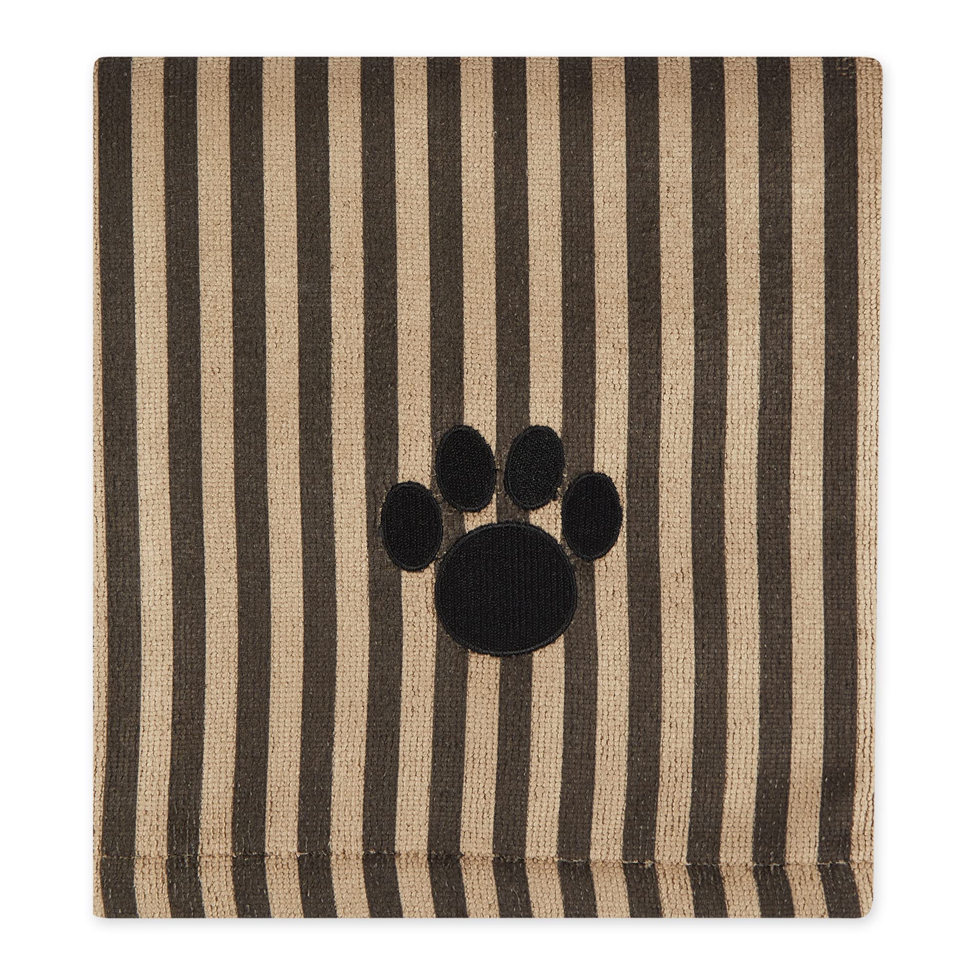 Bone Dry Pet Grooming Towel Collection Absorbent Microfiber X-Large, 41x23.5, Striped Brown
