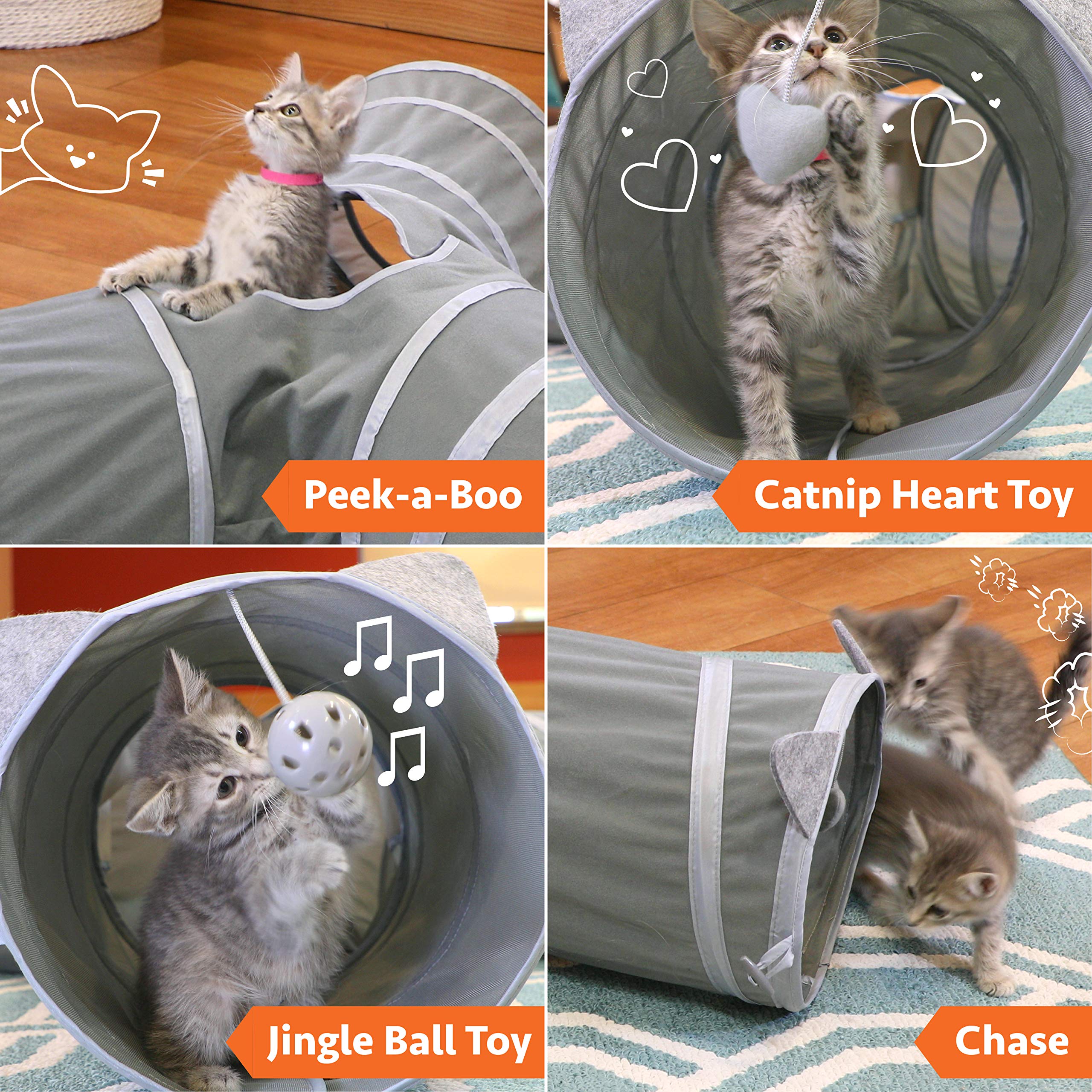 Kitty City Cat Tunnel, Cat Bed, Tunnel, Cat And Kitty Toys