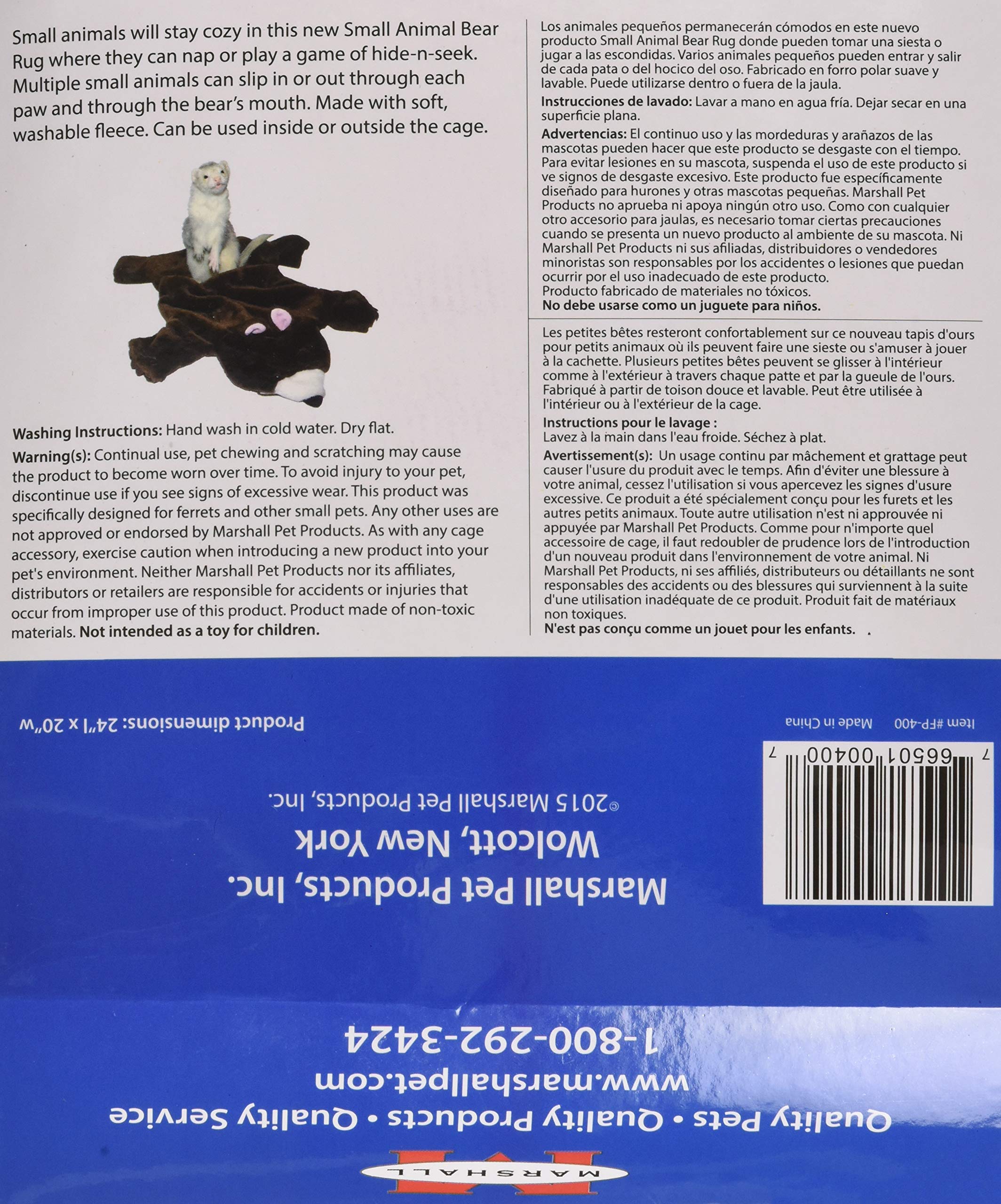 Marshall Small Animal Bear Rug