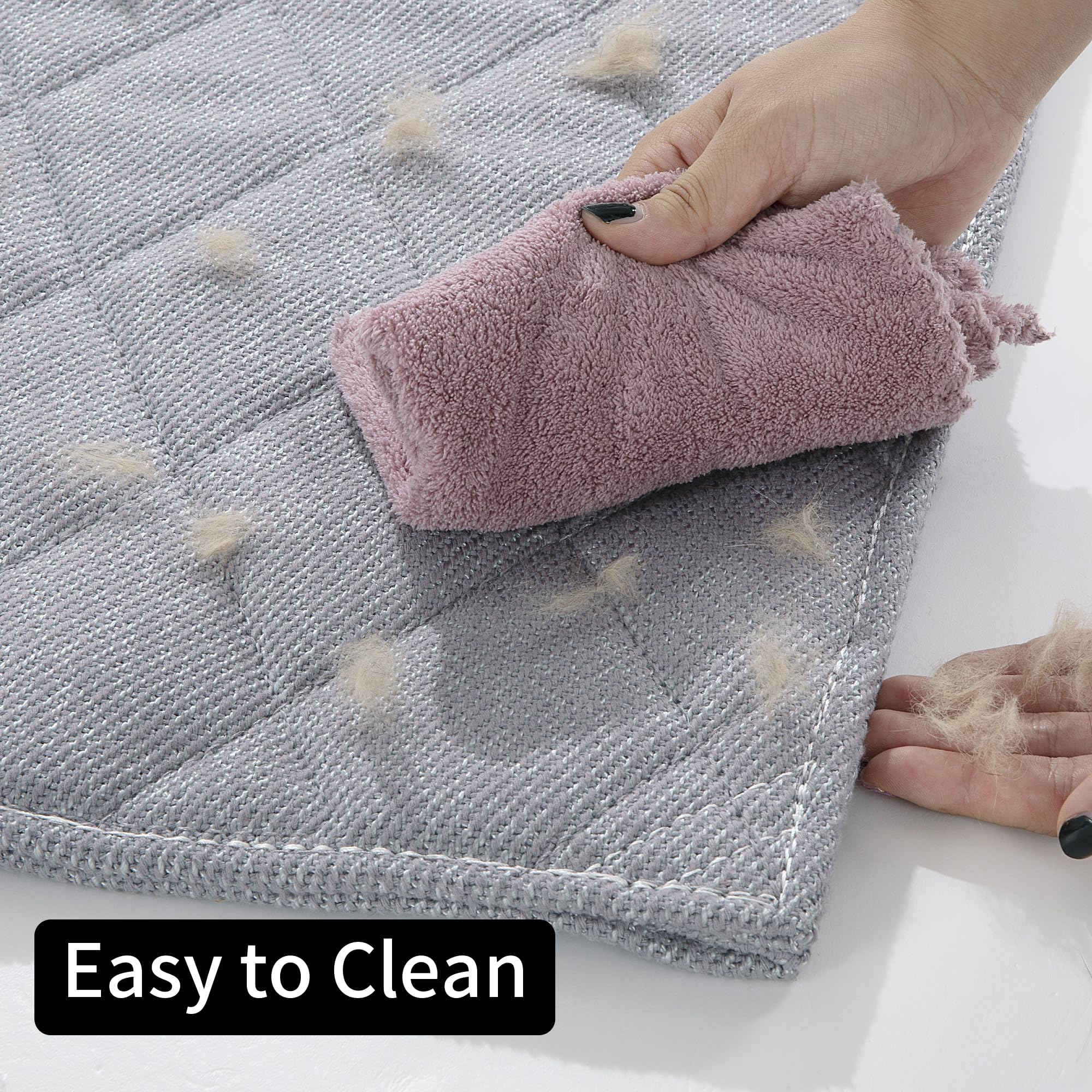 Mabozoo Indestructible Dog Beds - Chew Proof Crate Pad For Aggressive Chewers, Machine Washable Quilted Mat, Durable For Small D