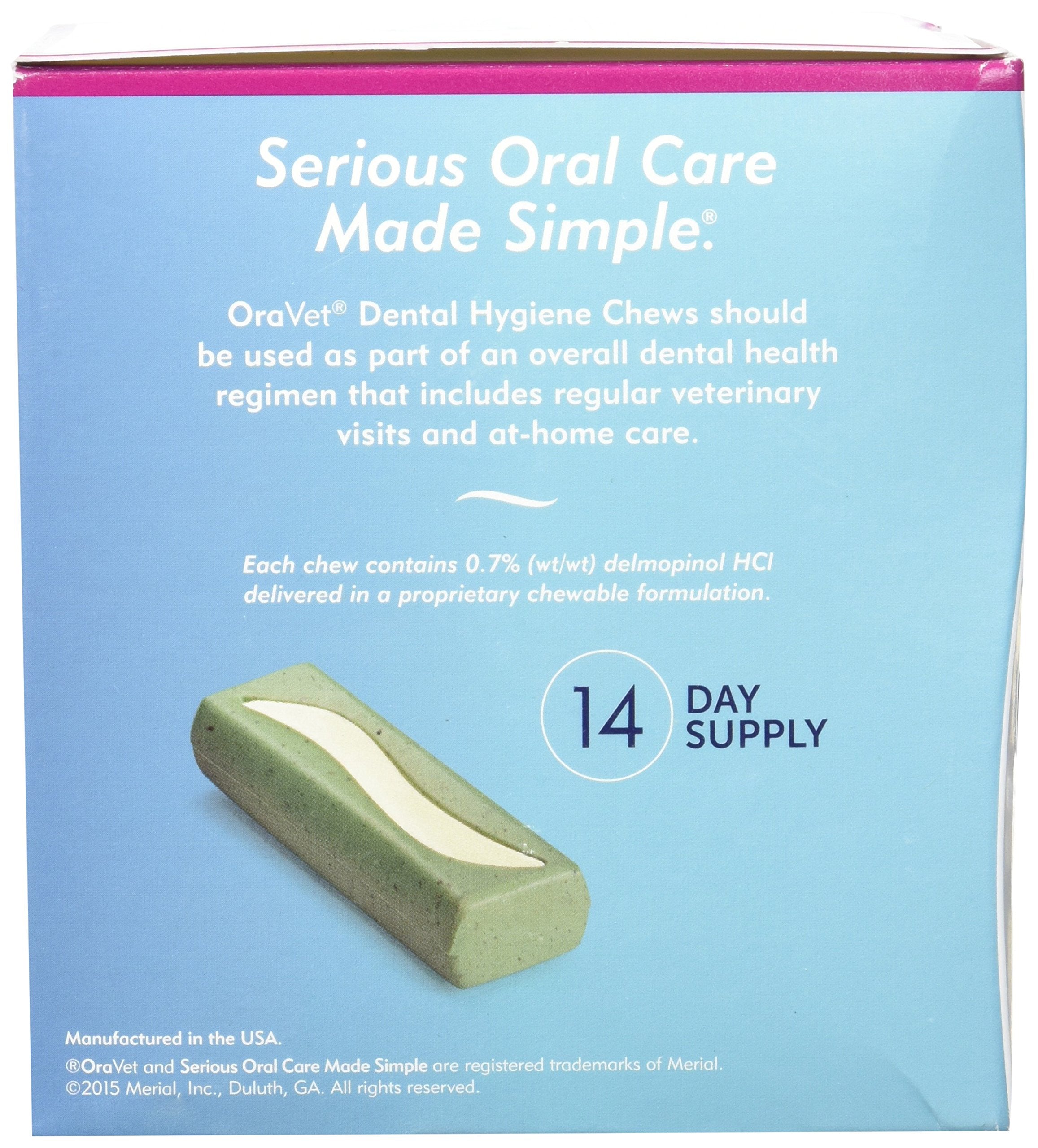 Oravet 14 Count Oravet Dental Hygiene Chew For Large Dogs