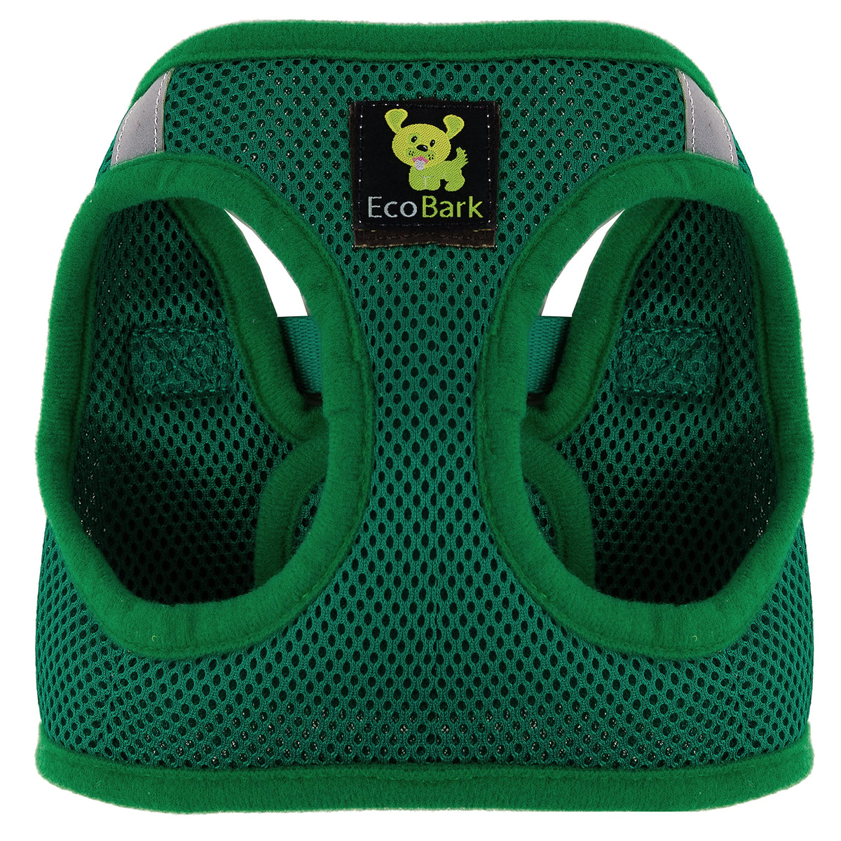 Ecobark Step In Dog Harness - Eco-Friendly Dog Harnesses For For Small & Medium Breed Dogs - Reflective And Adjustable Chest Body Halter Vest -Soft Luxurious Mesh (Forest Green, Xl)