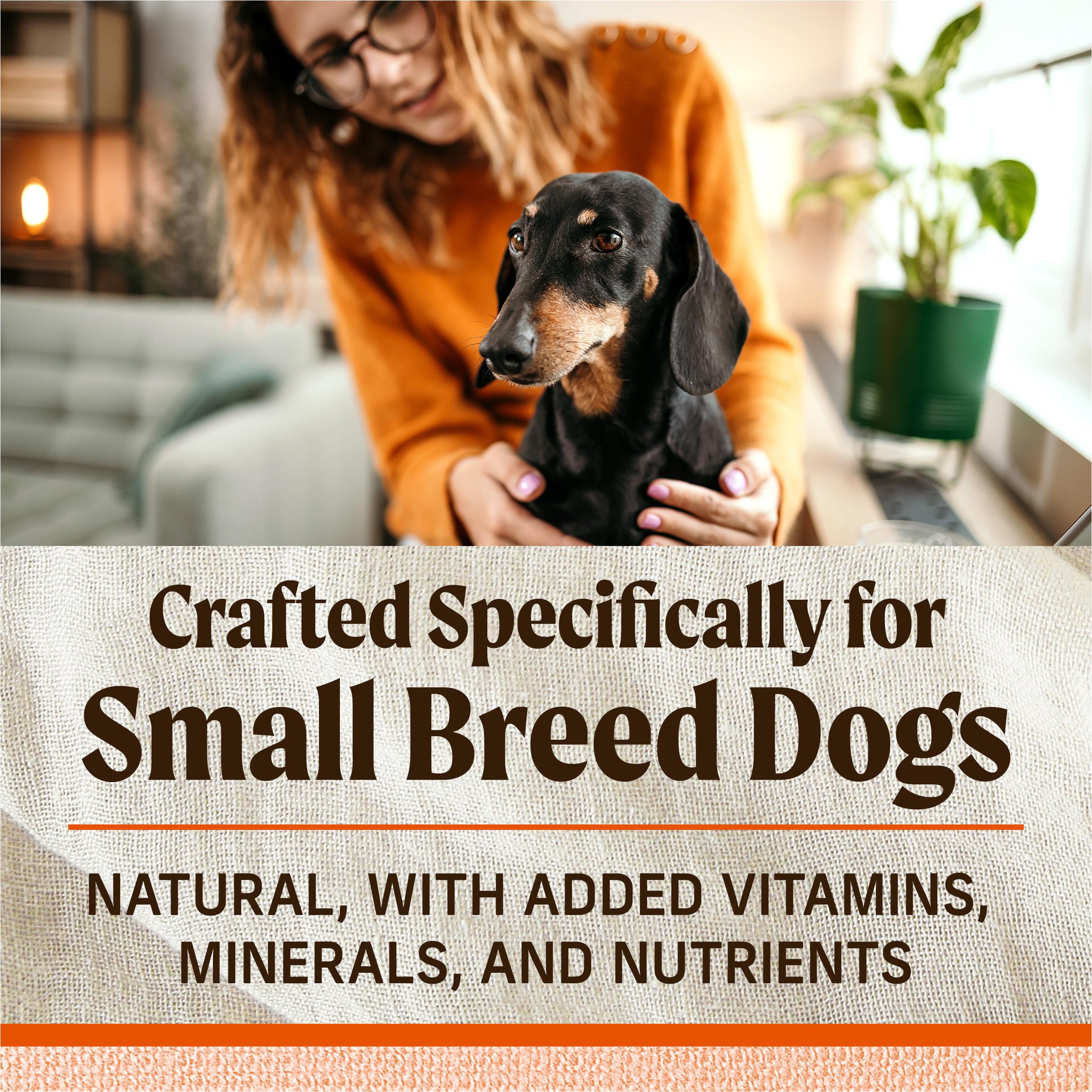 Merrick Lil Plates Grain Free Dry Dog Food For Small Dogs, Texas Beef And Sweet Potato Kibble With Raw Bites - 4.0 lb. Bag