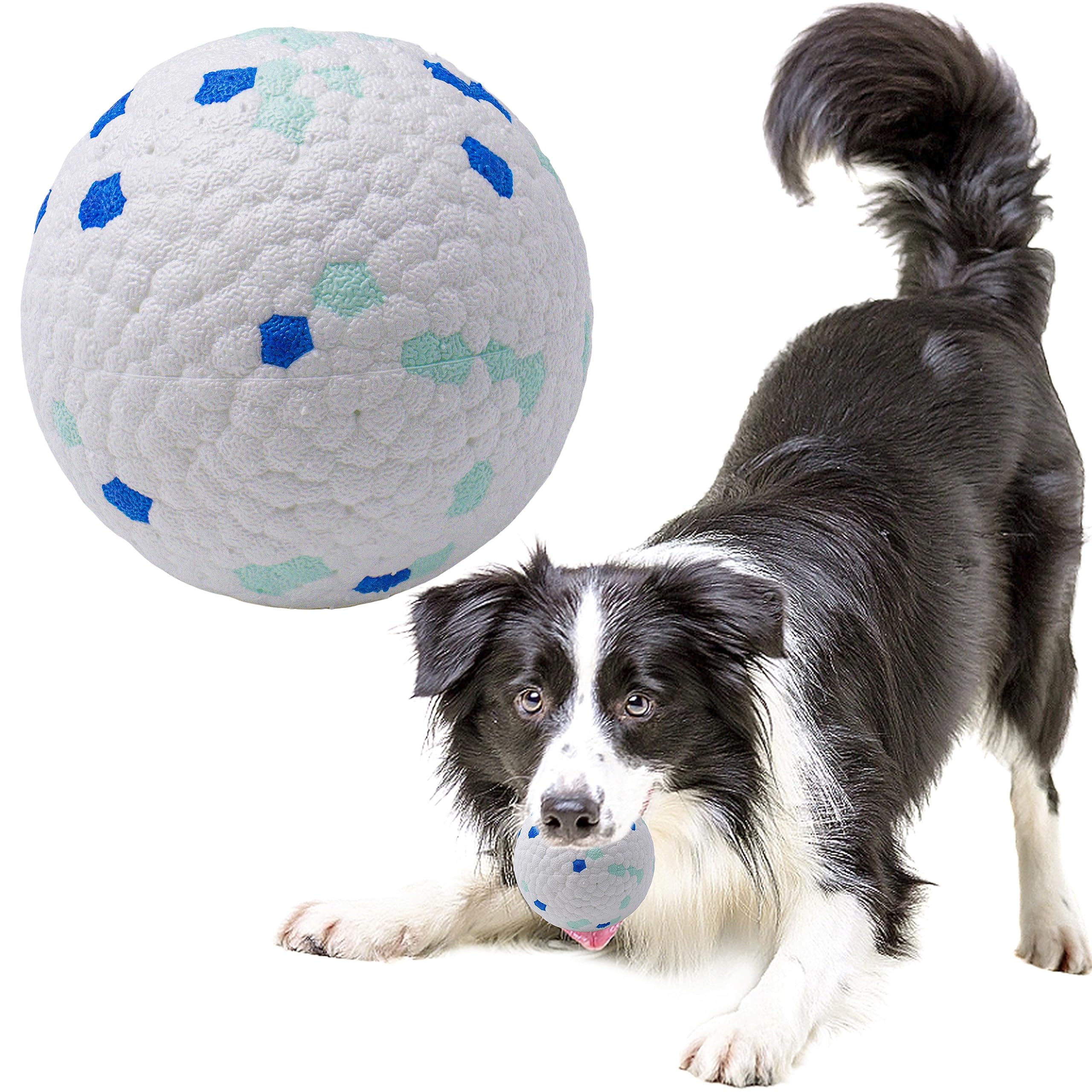 Lievuiken Dog Balls Toys For Aggressive Chewers, Indestructible Durable Bouncy Floating Balls For Dogs To Fetch, Durable Solid Rubber Ball For Training Dog