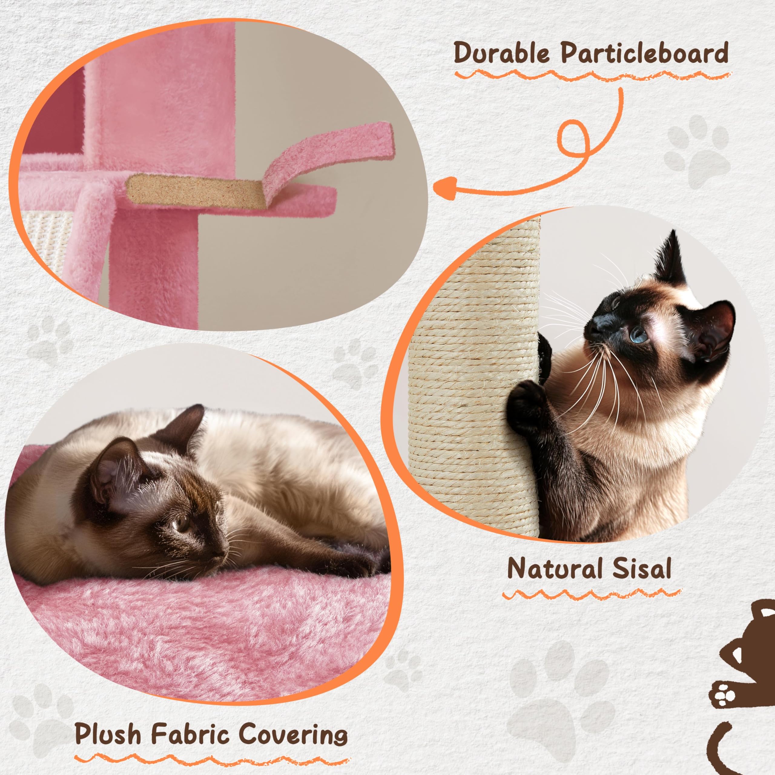 Yaheetech 63.5 H Cat Tree