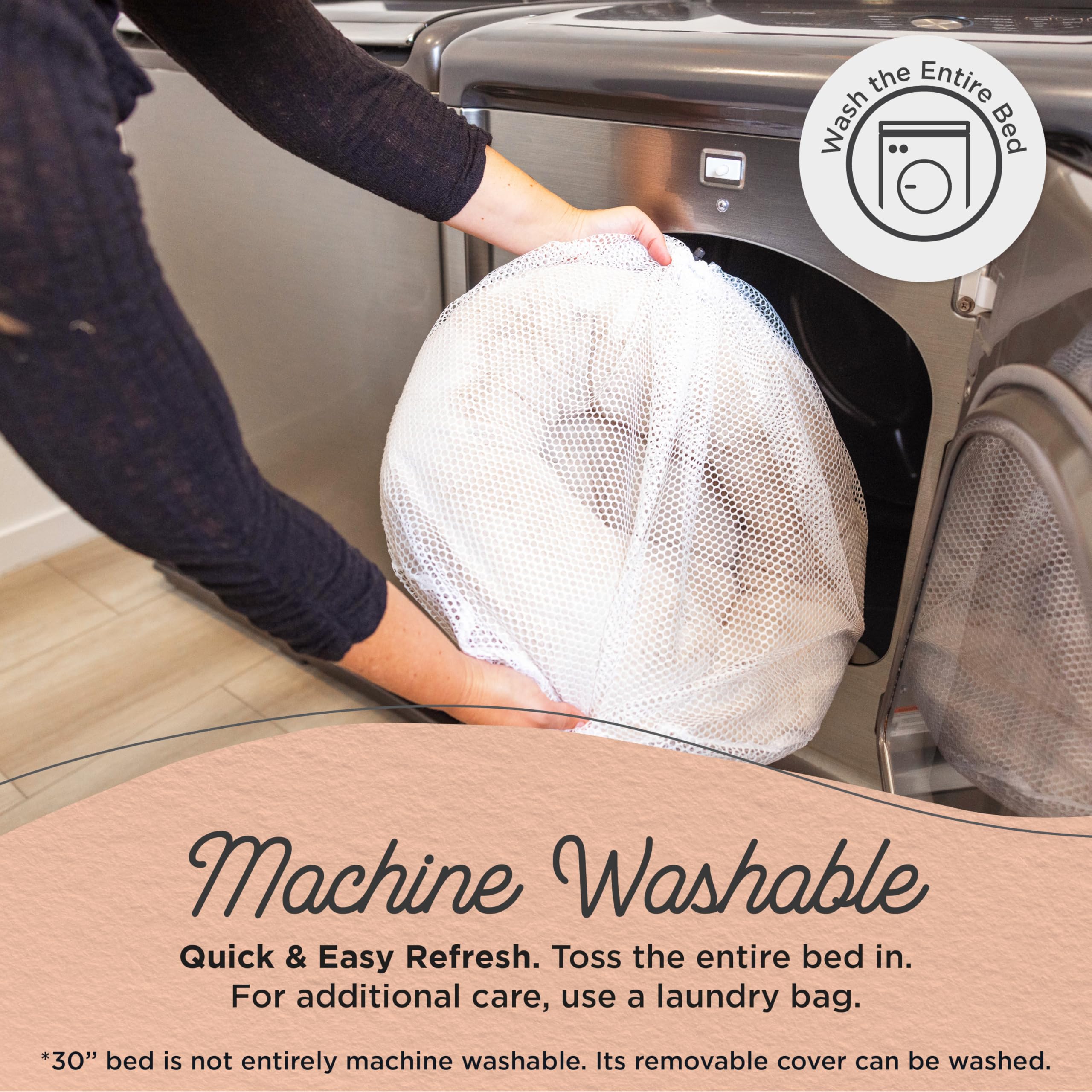 Best Friends By Sheri Snugglesoft Faux Fur Calming Donut Bed For Dogs, Brown, Small, 23X23