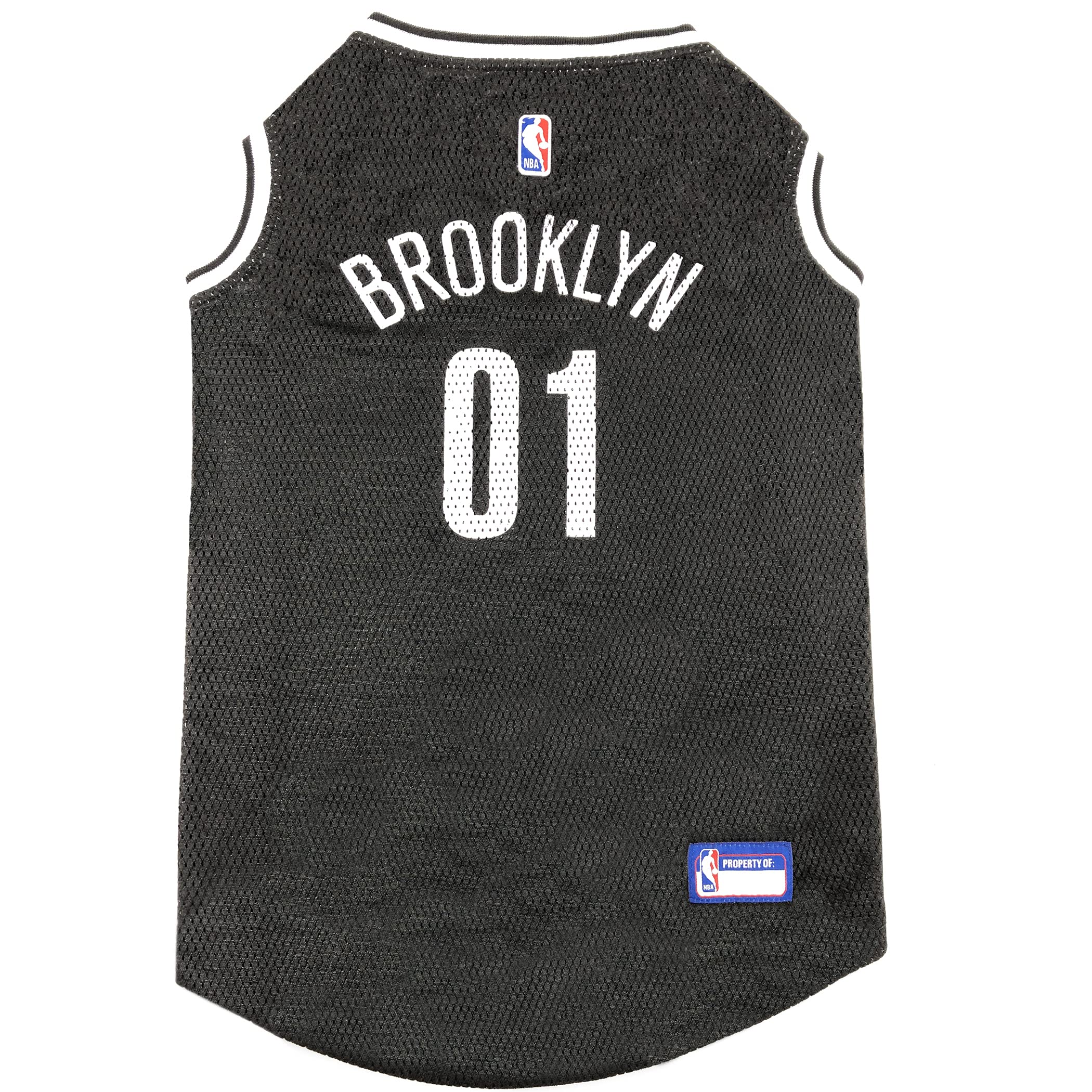 Nba Pet Jersey Brooklyn Nets Basketball Dog Jersey, Large. Best Licensed Basketball Jersey For The Real Four-Legged Fan!