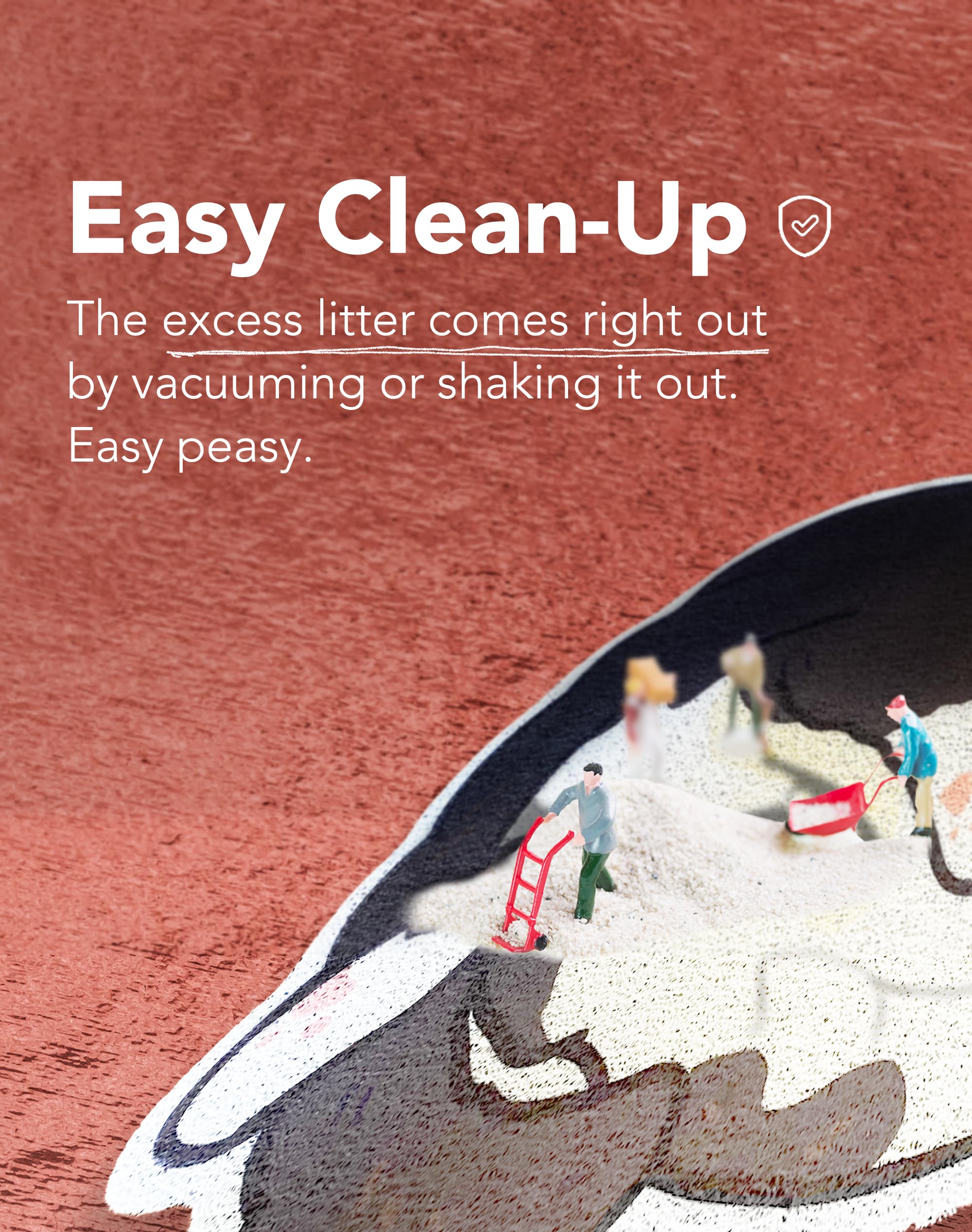 Lukamoo?Cute Cat Litter Mat (32?X24?), Extra-Large/Xl, For Kitty Litter & Cute Cat Litter Box, Cat Accessories For Indoor Cats,