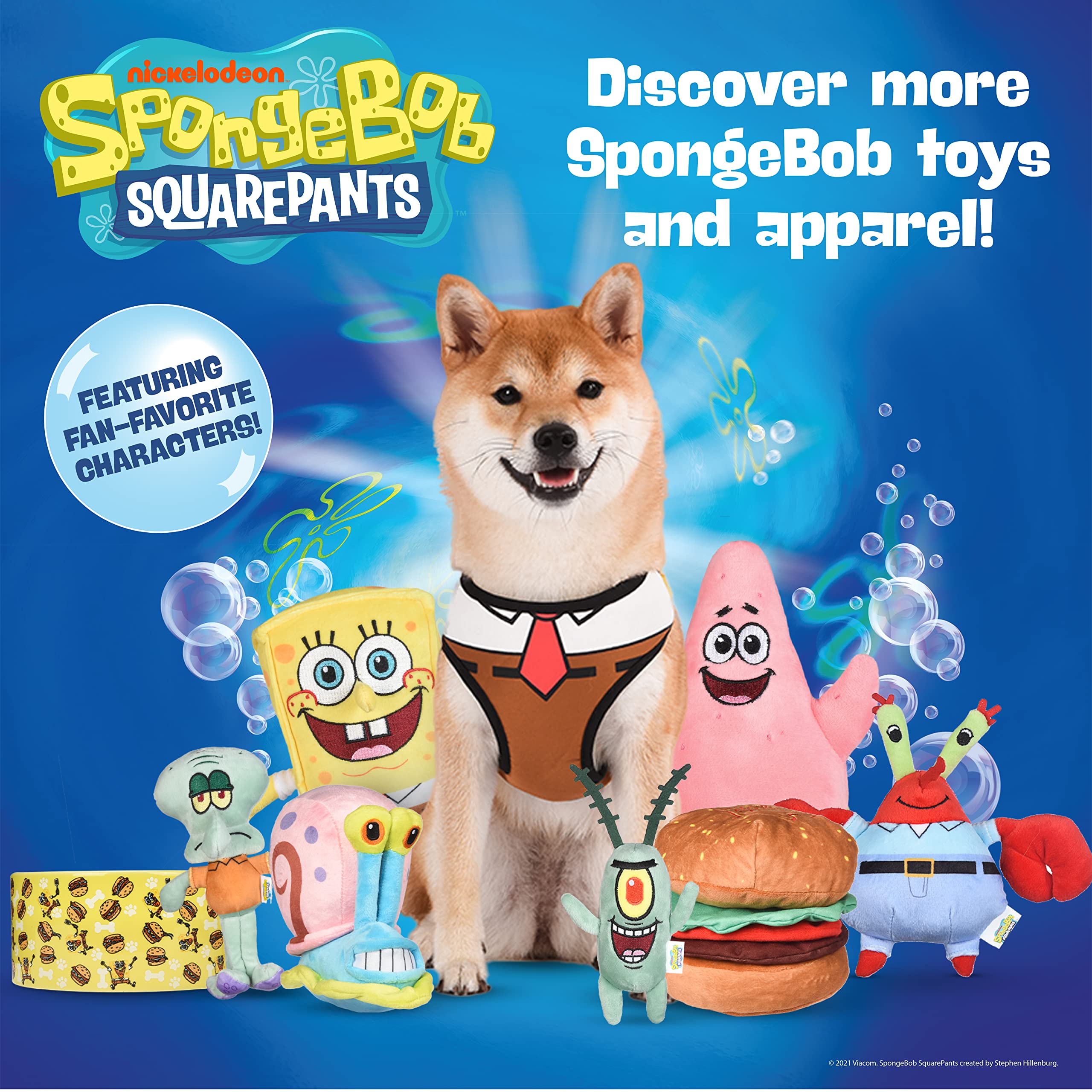 Spongebob Squarepants For Pets Spongebob Squarepants Rope Frisbee Dog Toy  8 Inch Dog Toy For Spongebob Fans  Yellow Fabric Plus