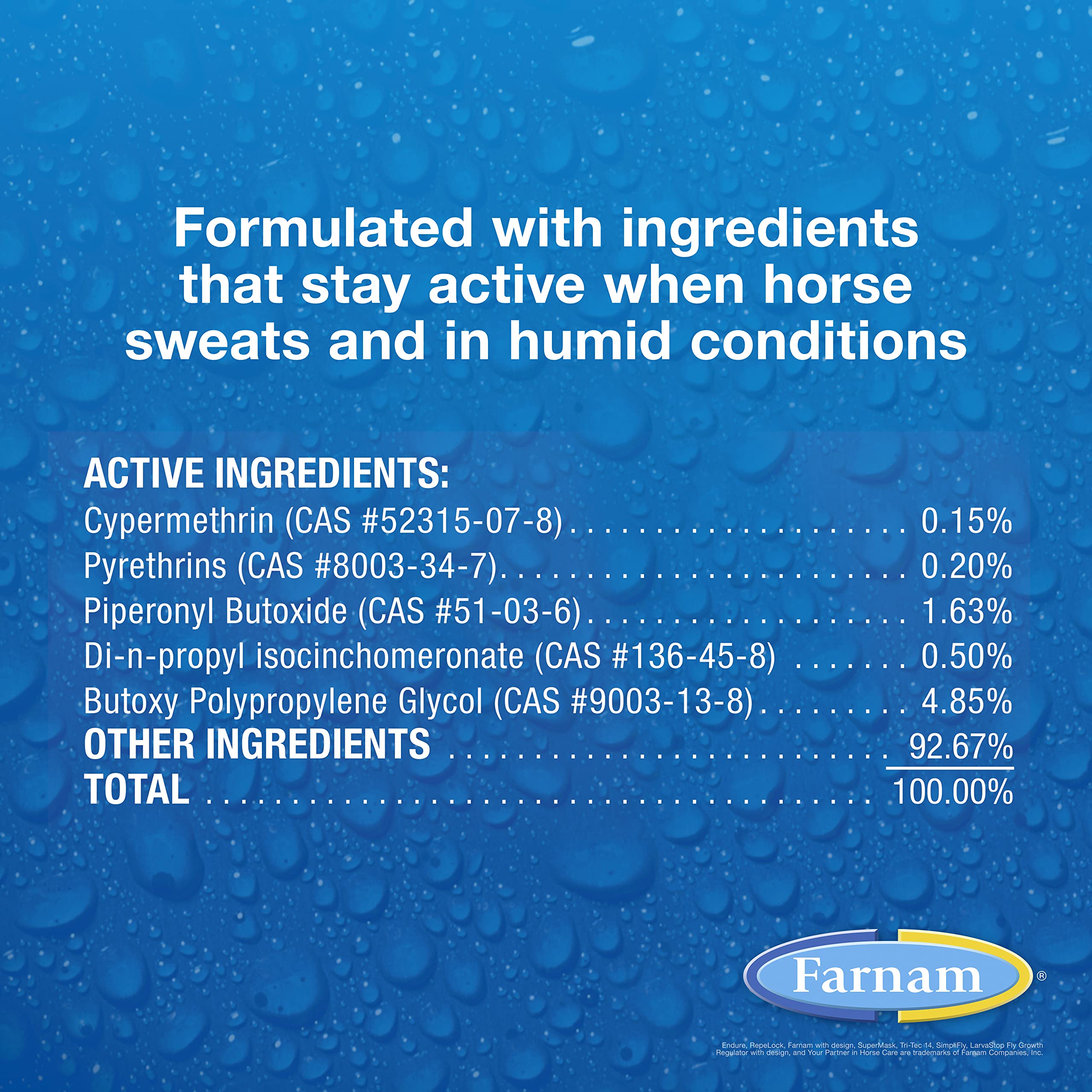 Farnam Endure Roll-On Fly Repellent for Horses, 3 oz - Effective Protection for Sensitive Areas