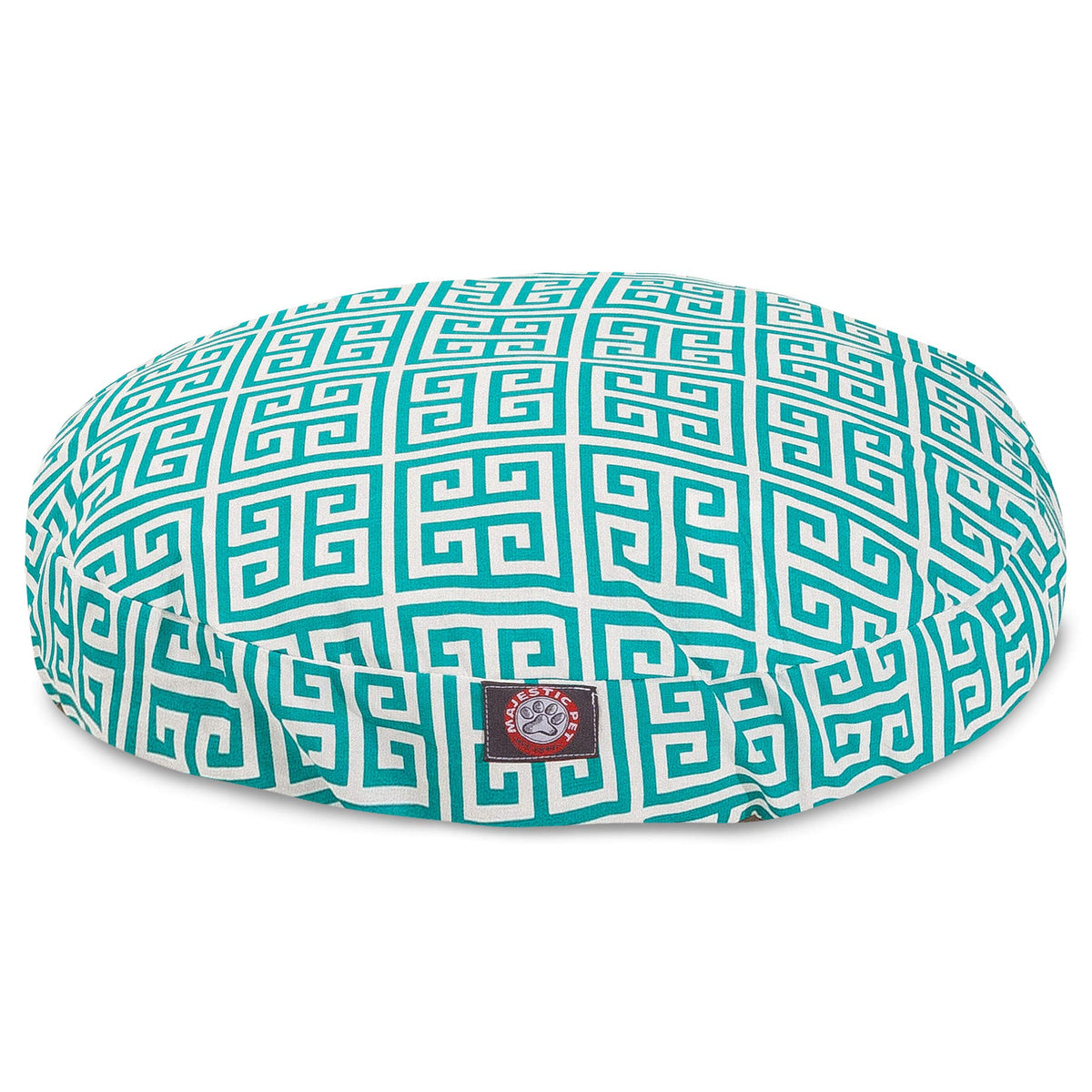 Pacific Towers Medium Round Indoor Outdoor Pet Dog Bed With Removable Washable Cover By Majestic Pet Products