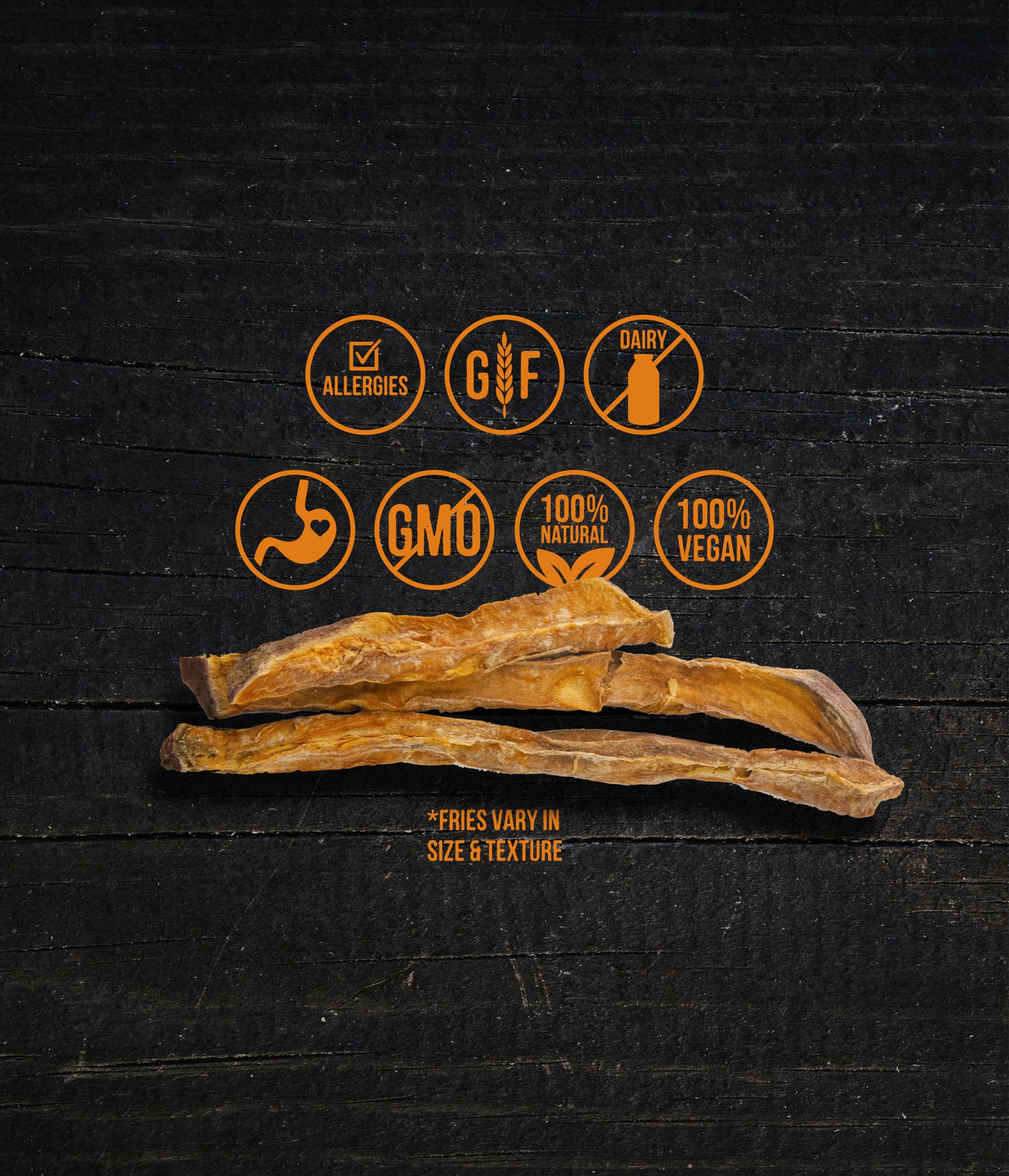 Wholesome Pride Sweet Potato Fries 100% All-Natural Single Ingredient Dog Treats, 8 oz