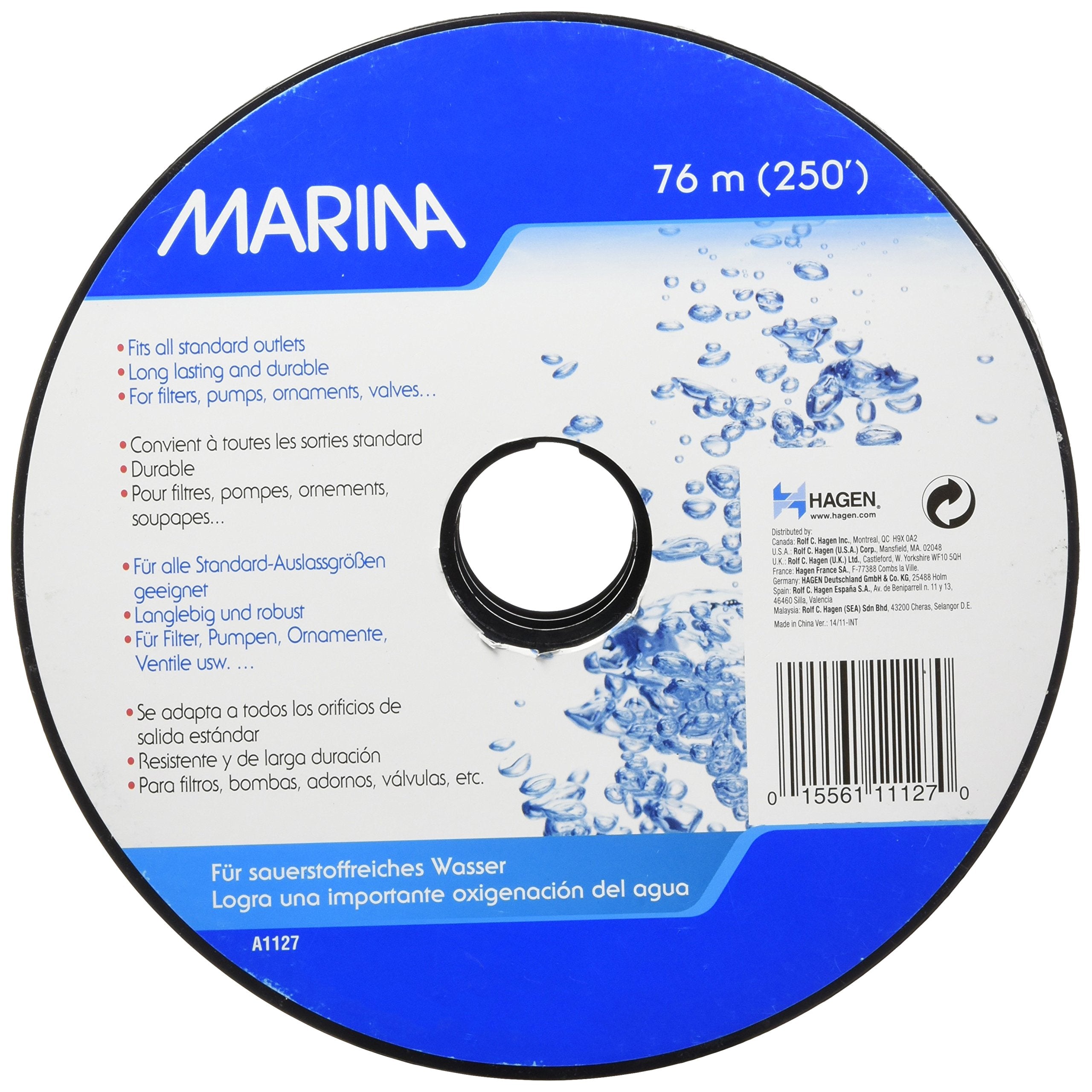 Elite Silicone Airline Tubing For Aquarium, 250-Feet, Blue