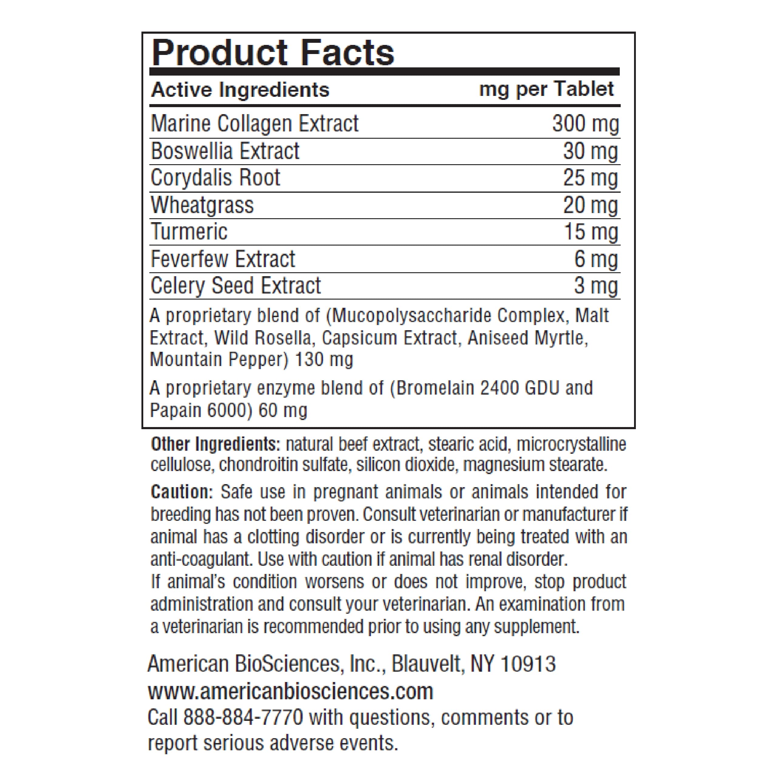 American BioSciences DGP 2-Pack, Joint Supplement for Dogs - Joint Support with Turmeric, Boswellia Extract & More - Quick Effec