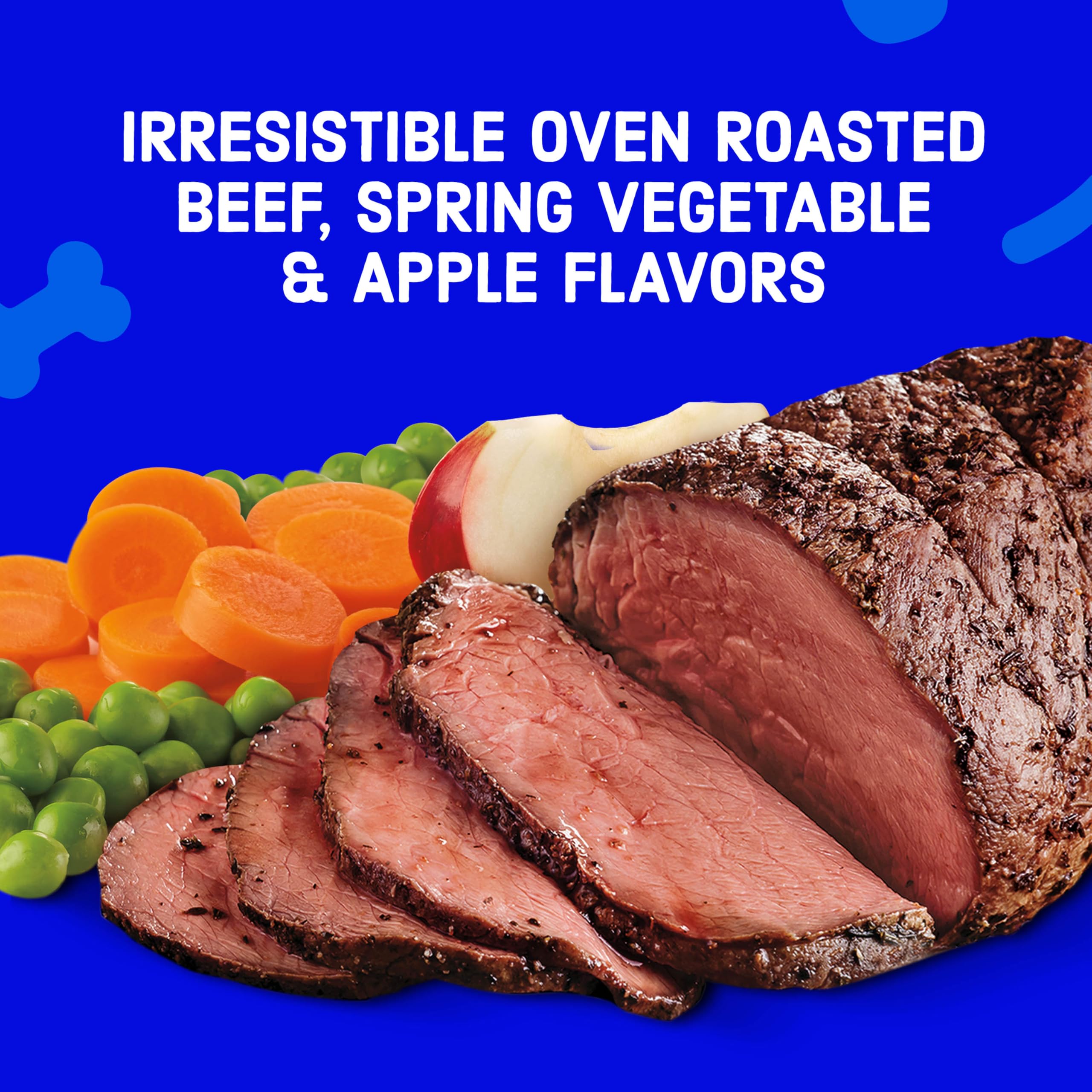 Kibbles N Bits Bistro Oven Roasted Beef Flavor Dry Dog Food, 3.5 Lb (Pack Of 4)