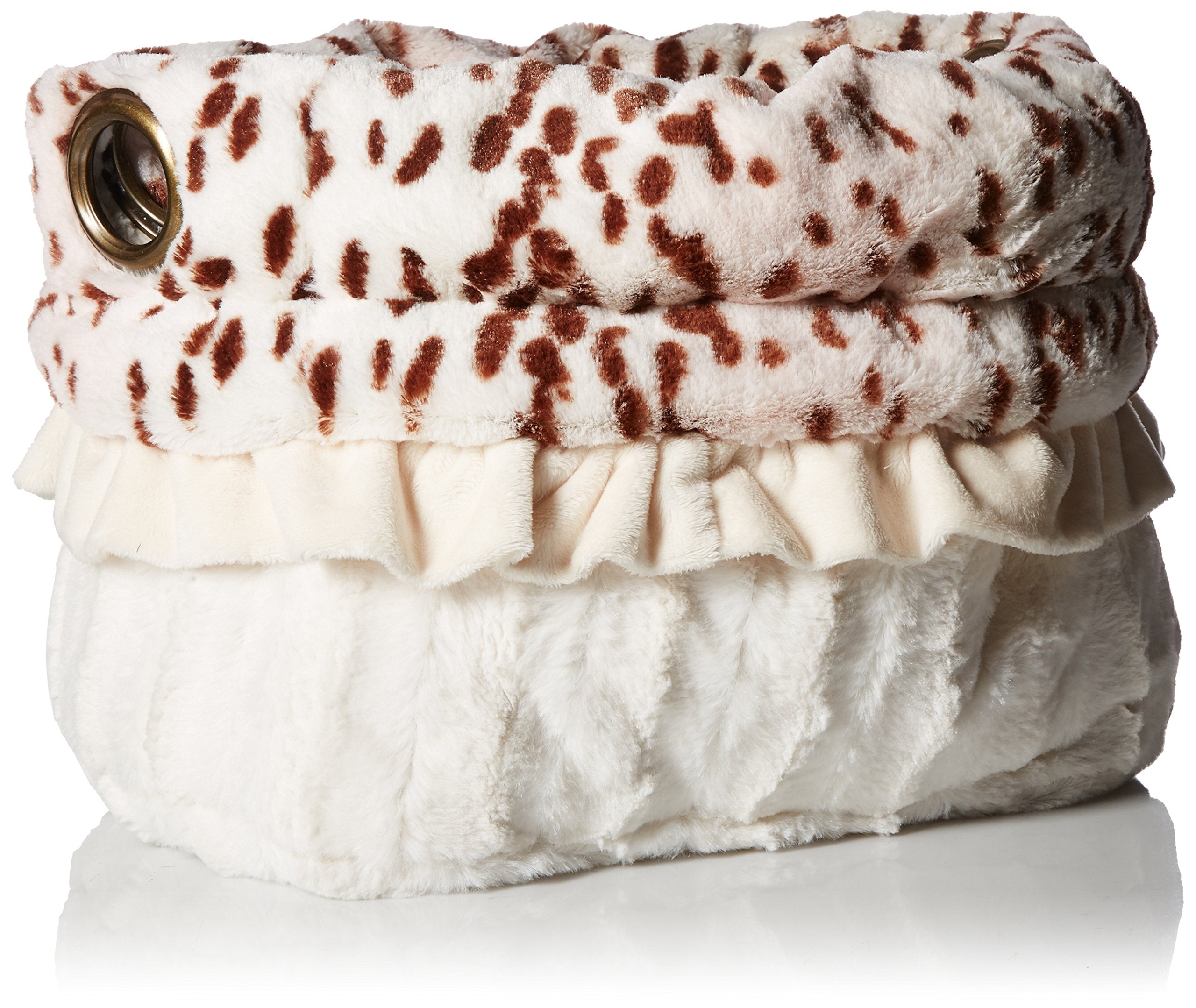 Pet Flys Snow Leopard Reversible Snuggle Bugs Pet Bed, Bag and Car Seat in One