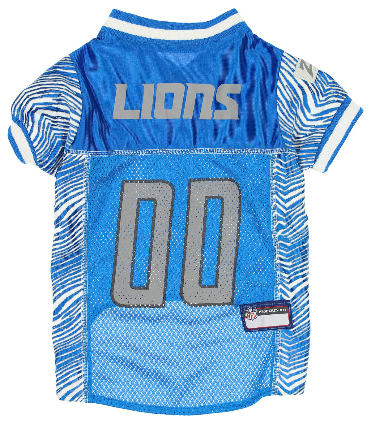 Zubaz Nfl Team Pet Jersey For Dogs, Detroit Lions, X-Small