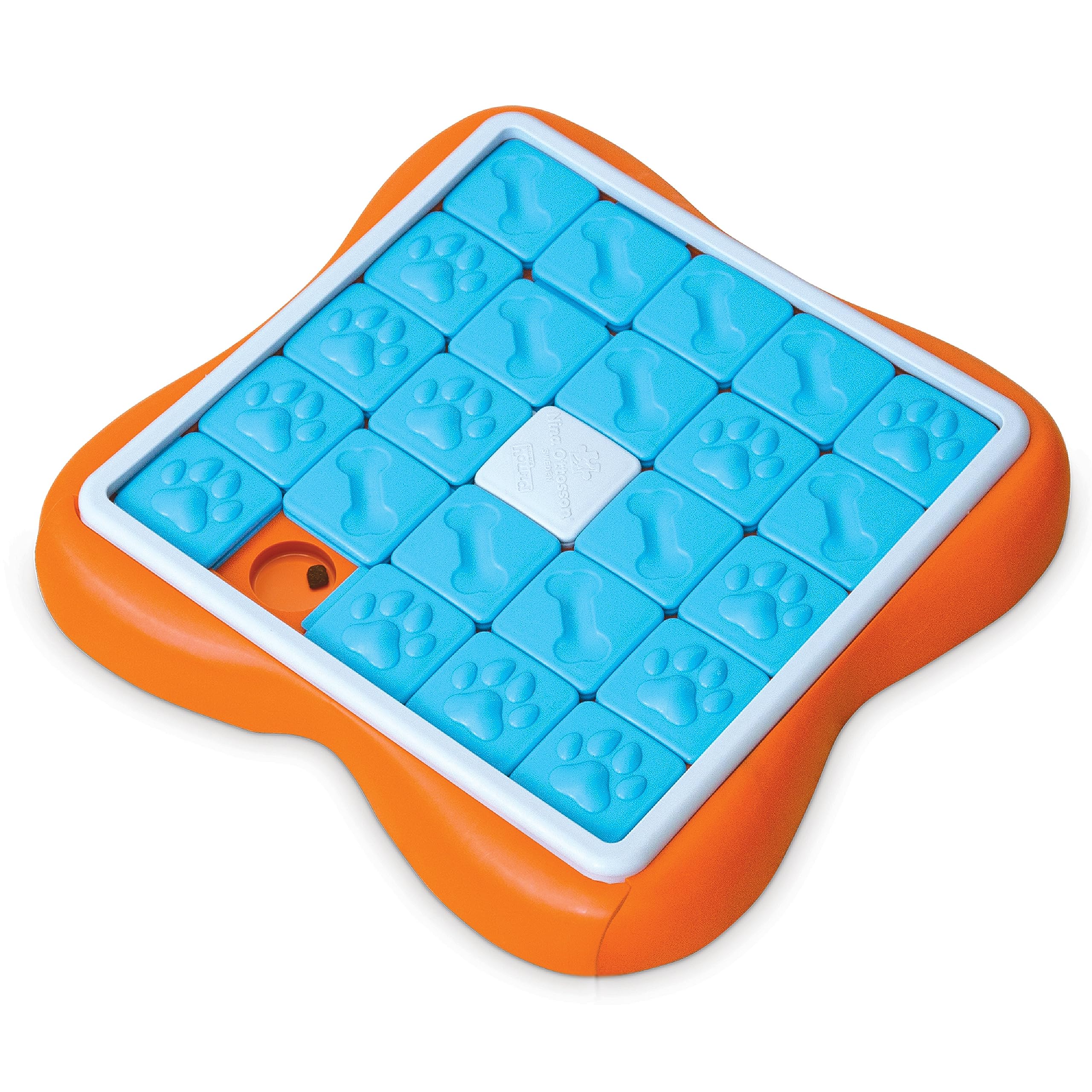 Outward Hound by Nina Ottosson Challenge Slider Treat Puzzle Enrichment Toy, Level 3 Advanced, Multicolored