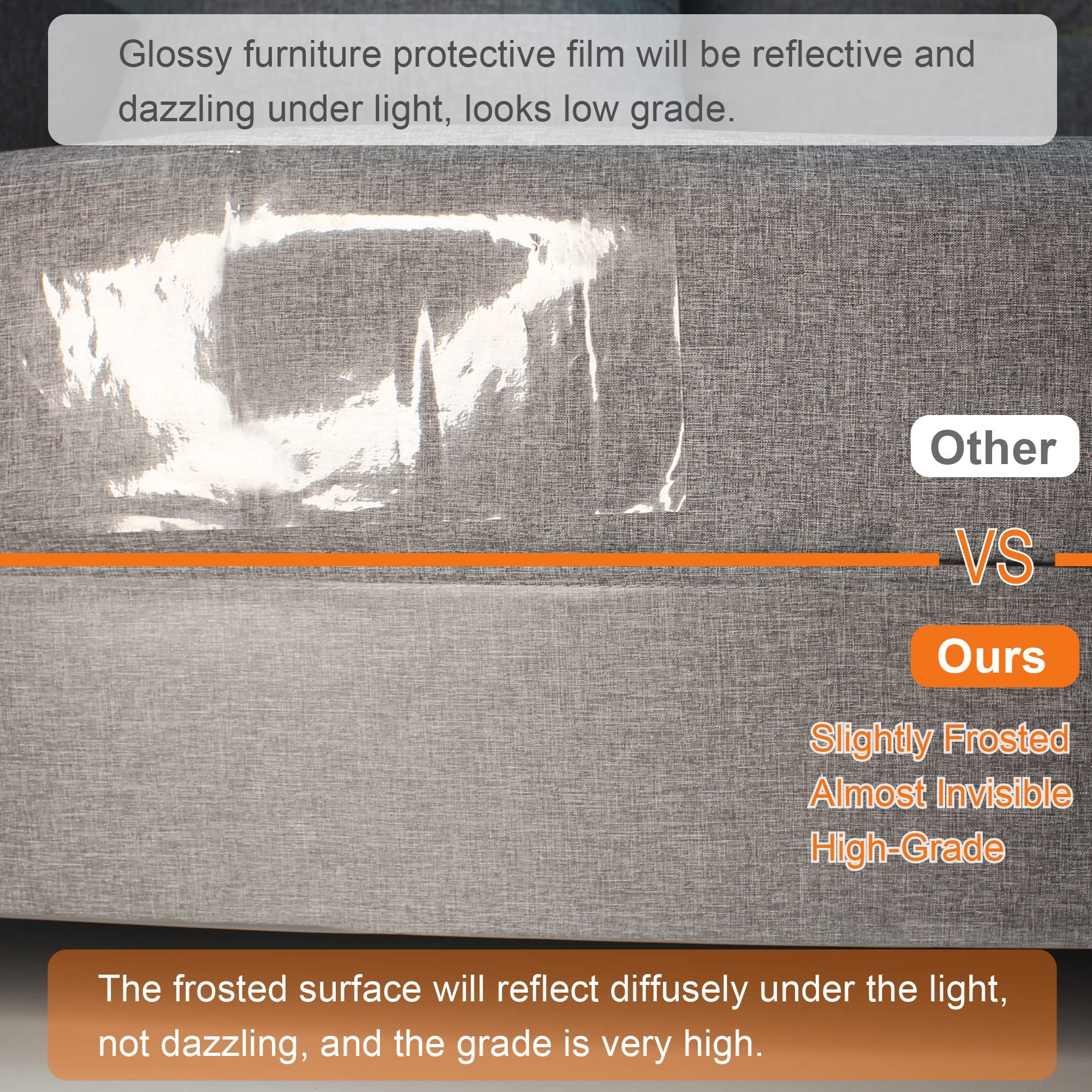 Anti-Cat Scratch Furniture Protector from Cats scratching-20-Pack Clear Sofa Guard Tape for Couches, Deterrent Pet Protection Fi