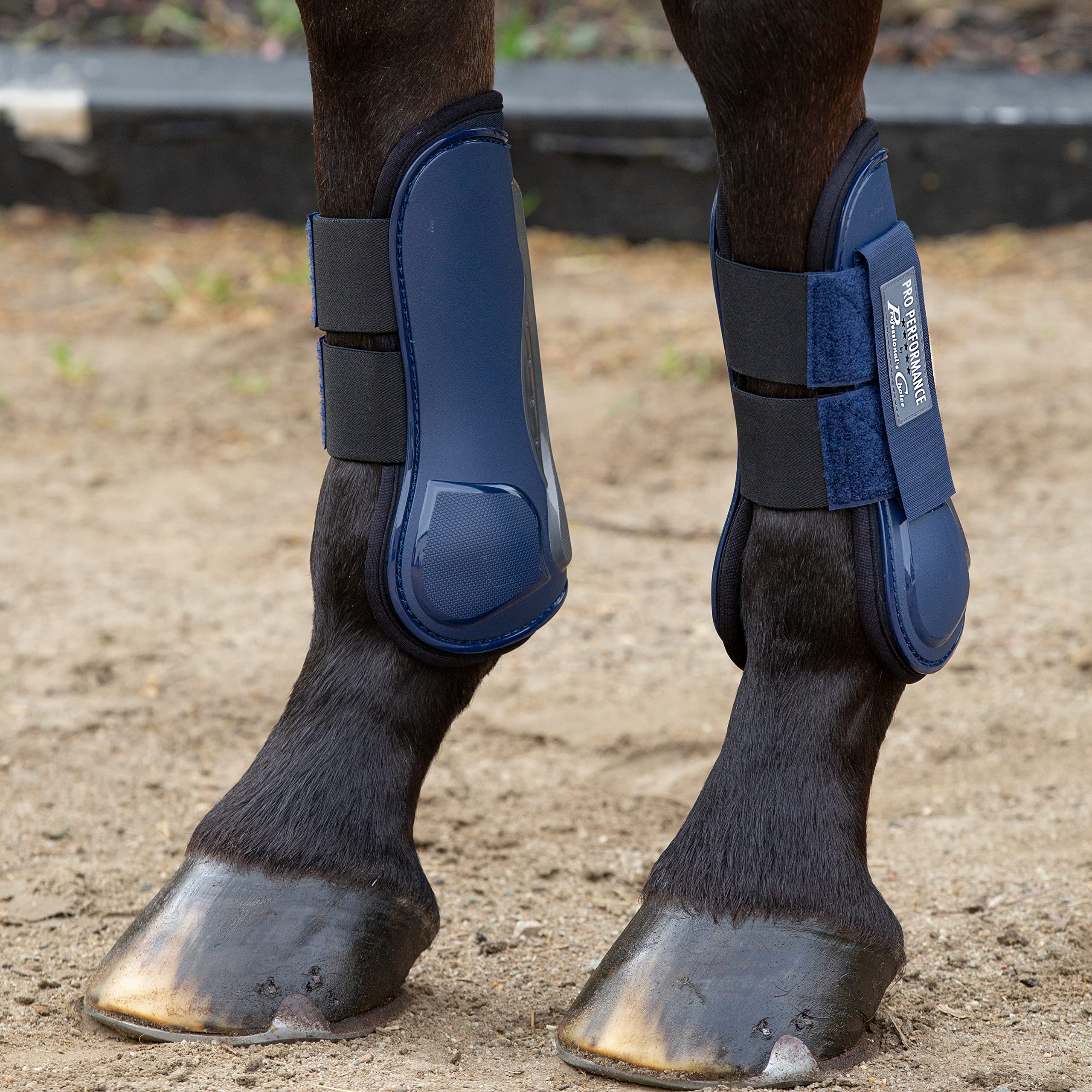 Professional'S Choice Pro Performance Show Jump Boots | Front Pair | Navy | Universal Size