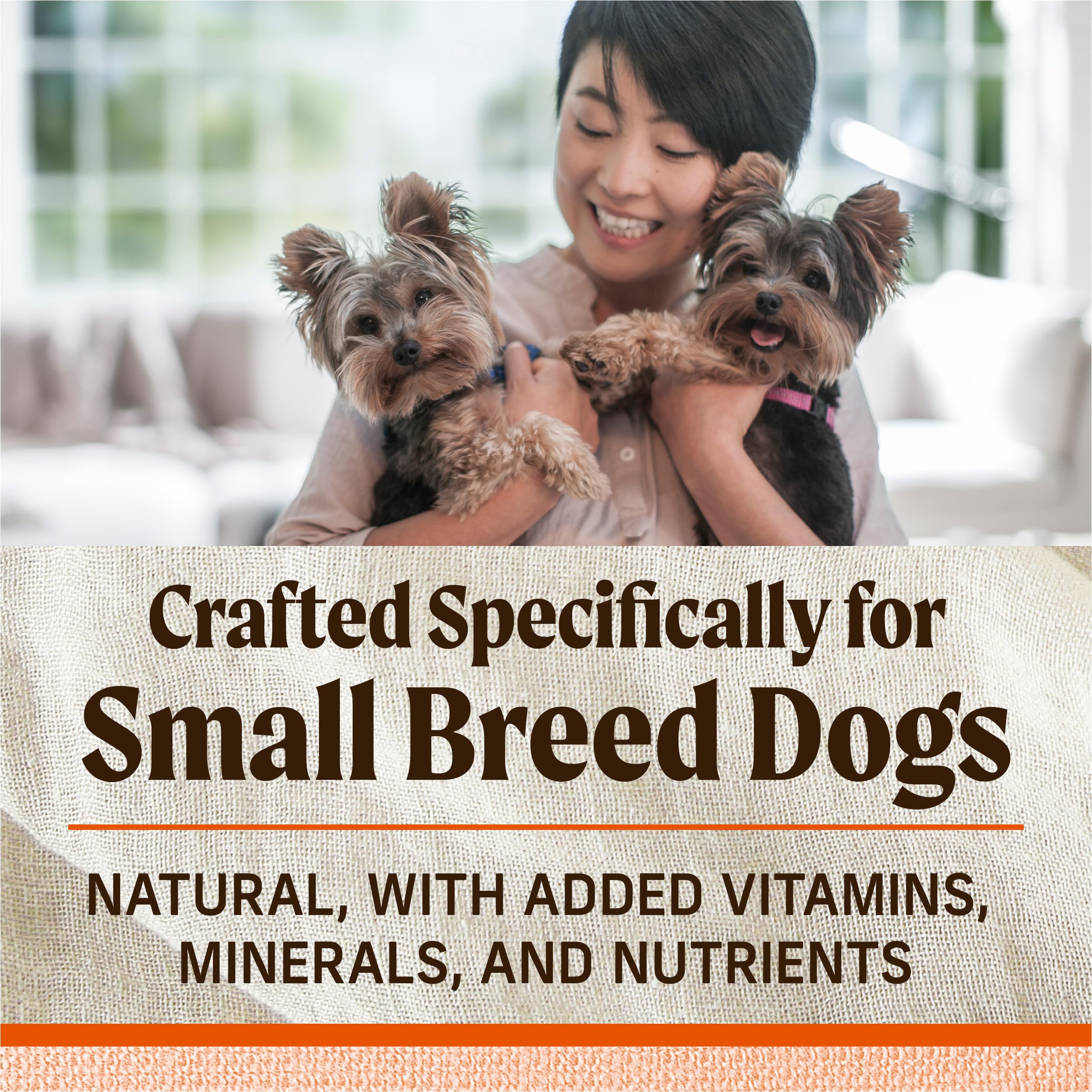 Merrick Lil Plates Premium Grain Free Dry Dog Food For Small Dogs, Real Texas Beef And Sweet Potato Kibble - 4.0 lb. Bag