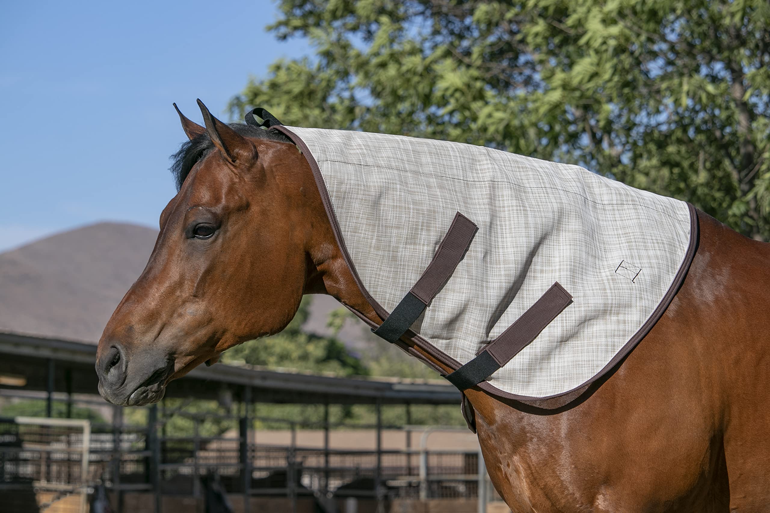 Kensington Textilene Neck Cover Size:M-Small Horse Color: 500 - Desert Sand