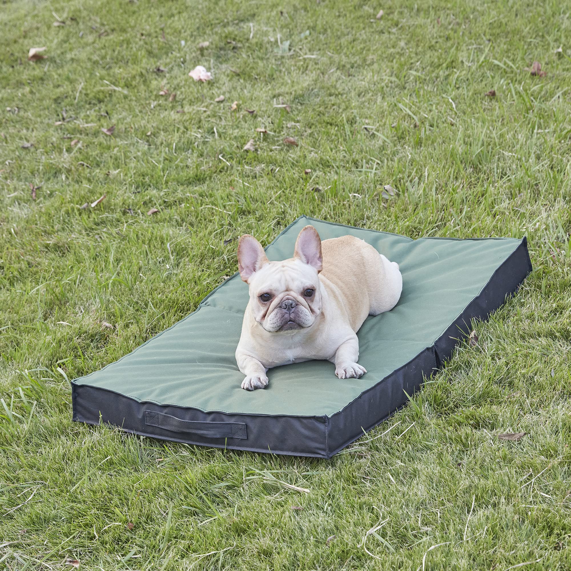 Petabby Outdoor Dog Beds For Large Dogs, Waterproof Dog Bed Portable With Washable Cover, Foldable Durable Cooling Dog Bed Orthopedic For Outside Indoor, All Weather To Use