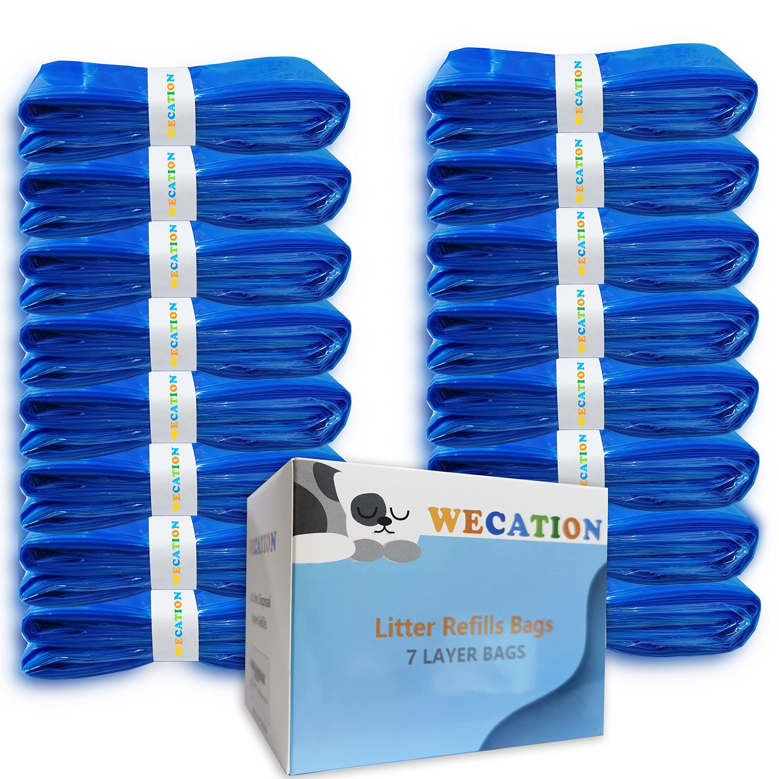 Litter Refills Bag, 16 Ft Cat Litter Refills Compatible With Your Litter Refill Cartridge 18 Pack
