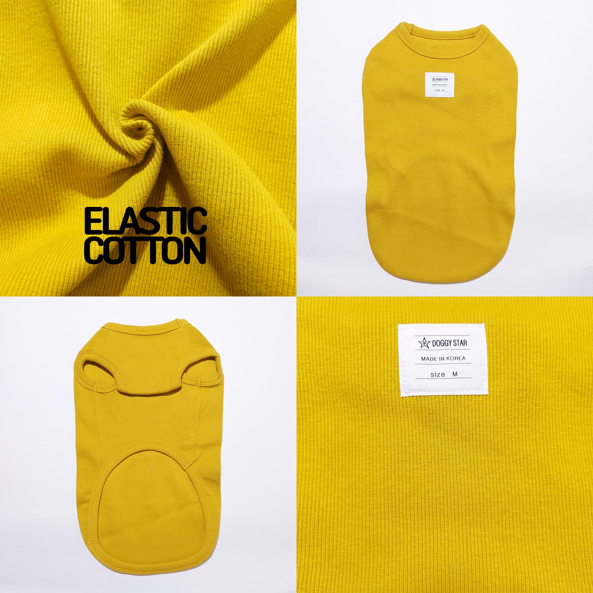 D Doggy Star Dachshund Clothes For Dogs Mini And Adults T Shirts (Xs,Solid Mustard)