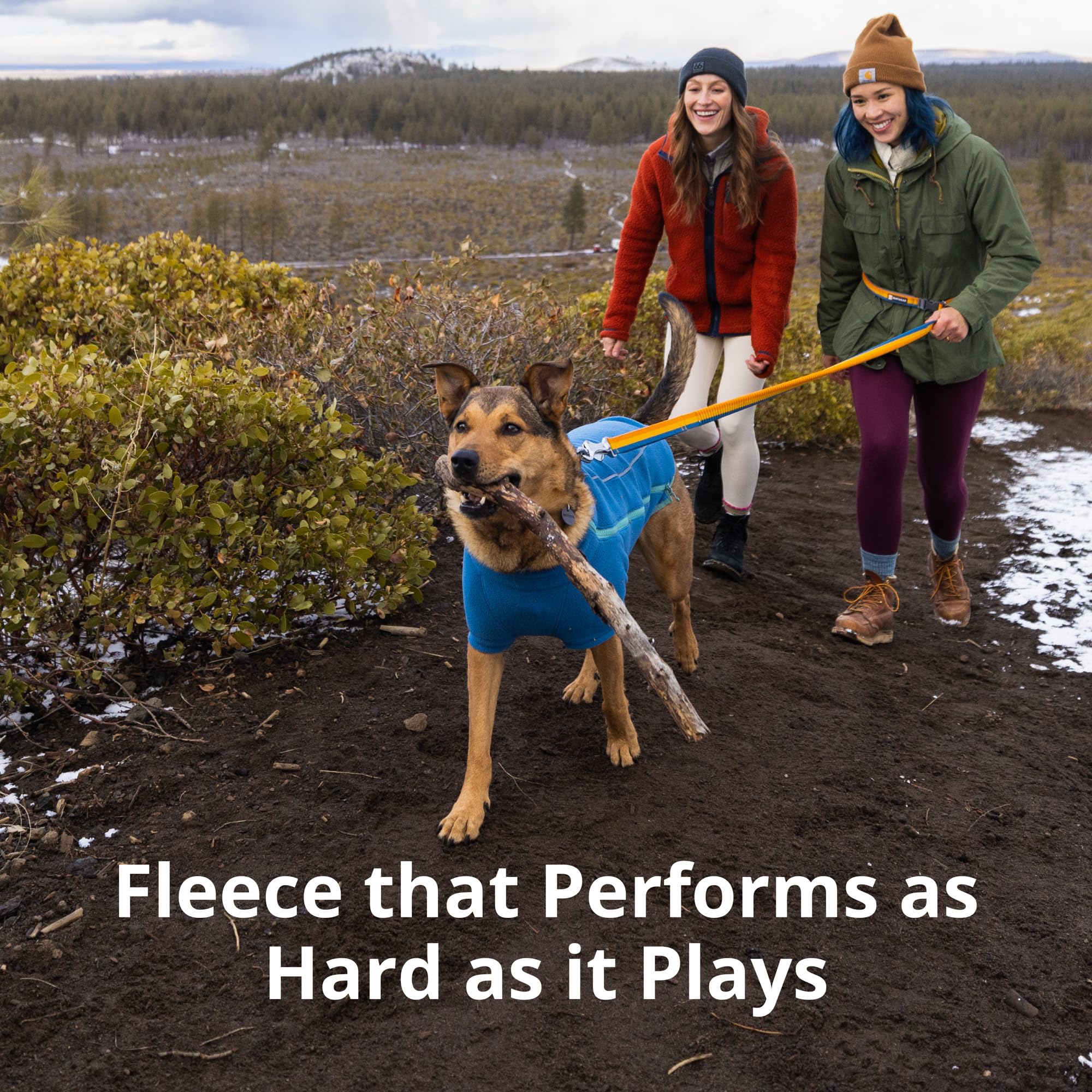 Ruffwear, Climate Changer Quick Drying, Breathable Fleece Jacket For Dogs, Strata, X-Small