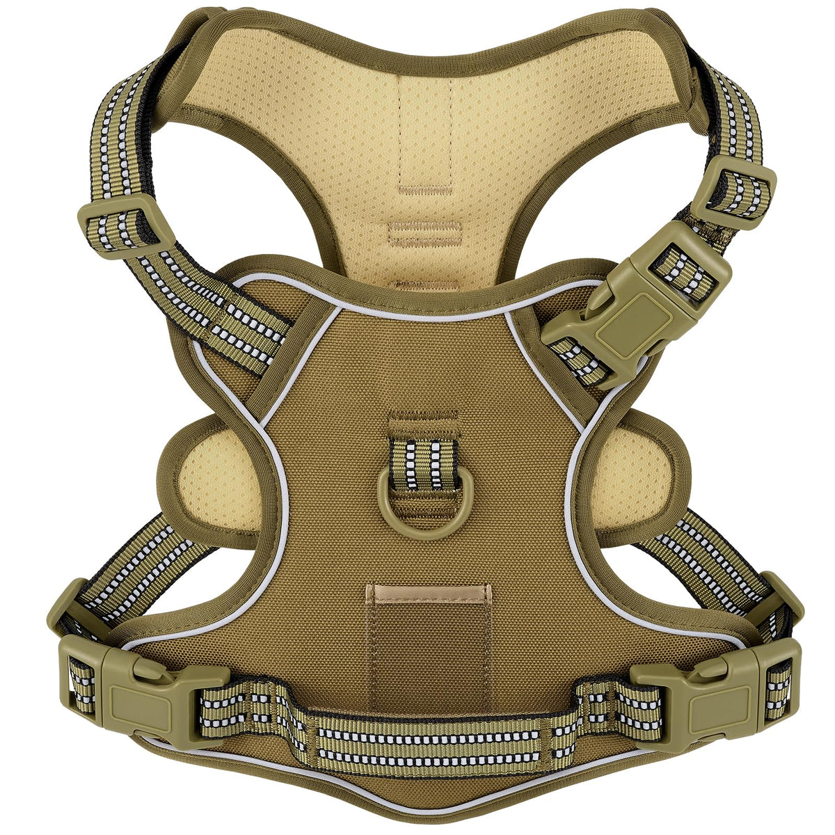 Xsmall No Pull Dog Harness, Adjustable Dog Vest For Easy Walking, Breathable Oxford Material, Reflective Pet Vest Harness With M