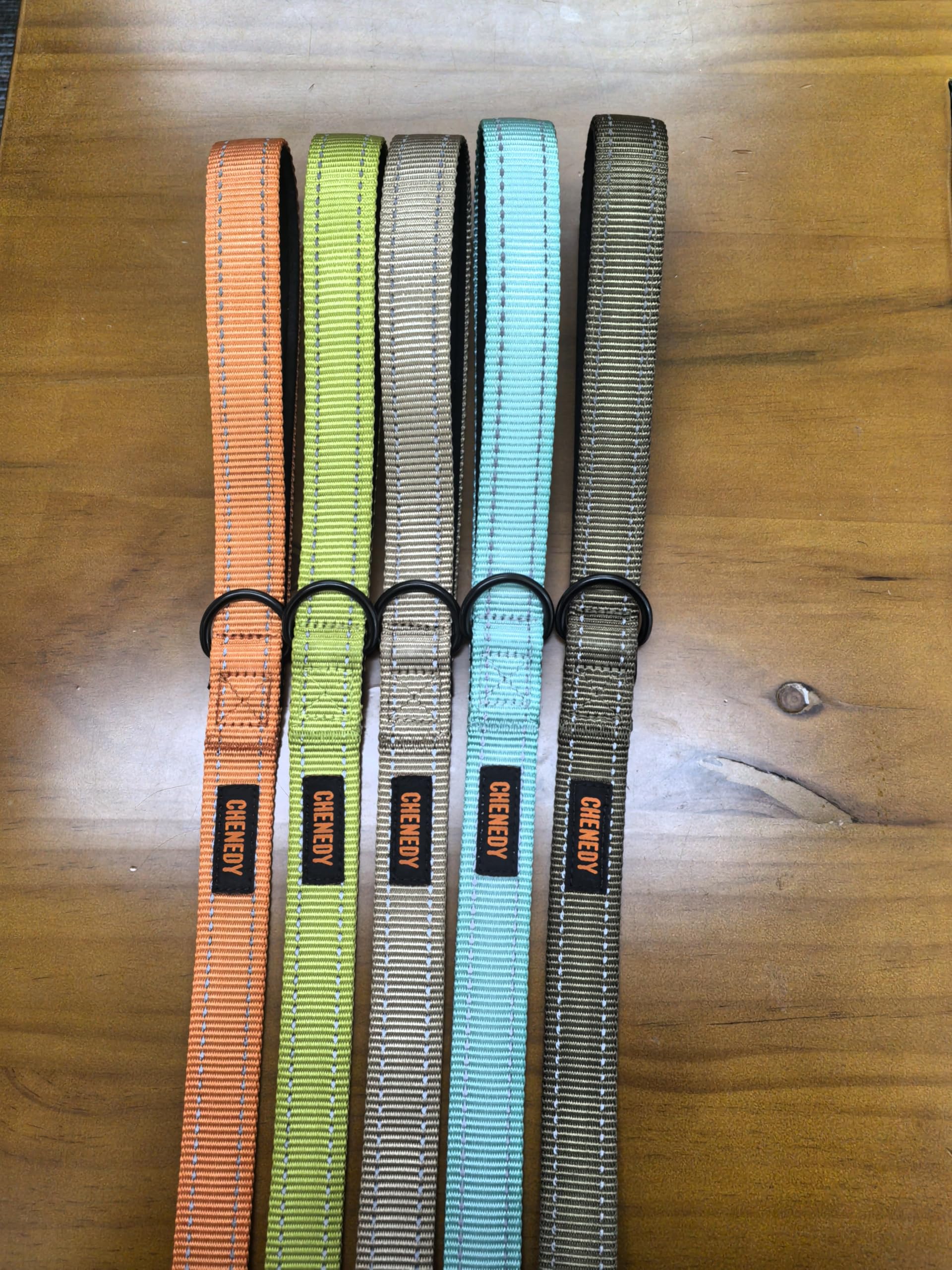 Heavy Duty Dog Leash With Double Handle - Reflective Training Lead For Medium To Large Breeds (5Ft, Lake Blue)