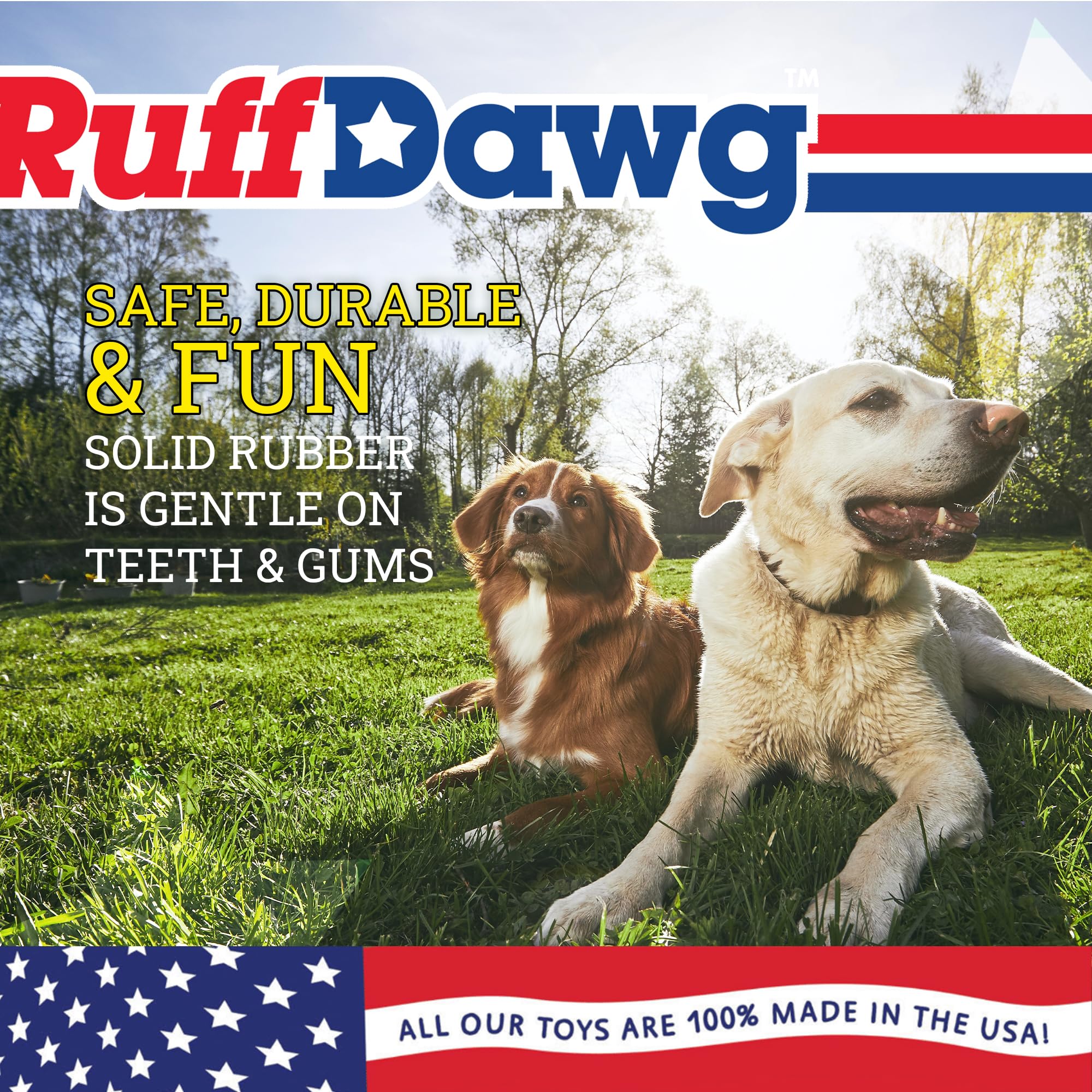 Ruff Dawg DAWGNUTXL Extra Large Dawgnut dog toy, (Color may vary)