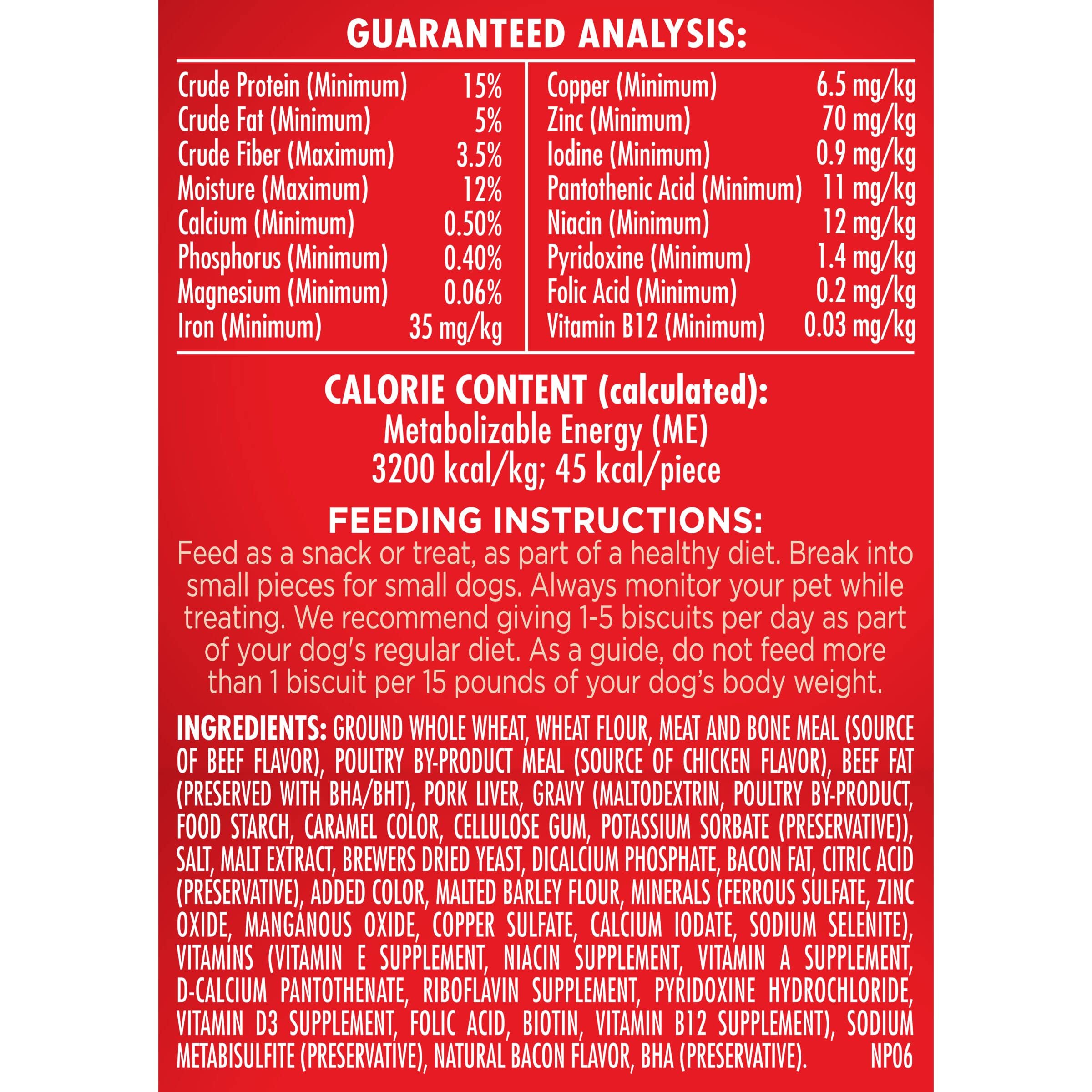 Milk-Bone Gravy Bones Dog Treats with 4 Savory Meat Flavors Coated in Gravy, 7 Pound