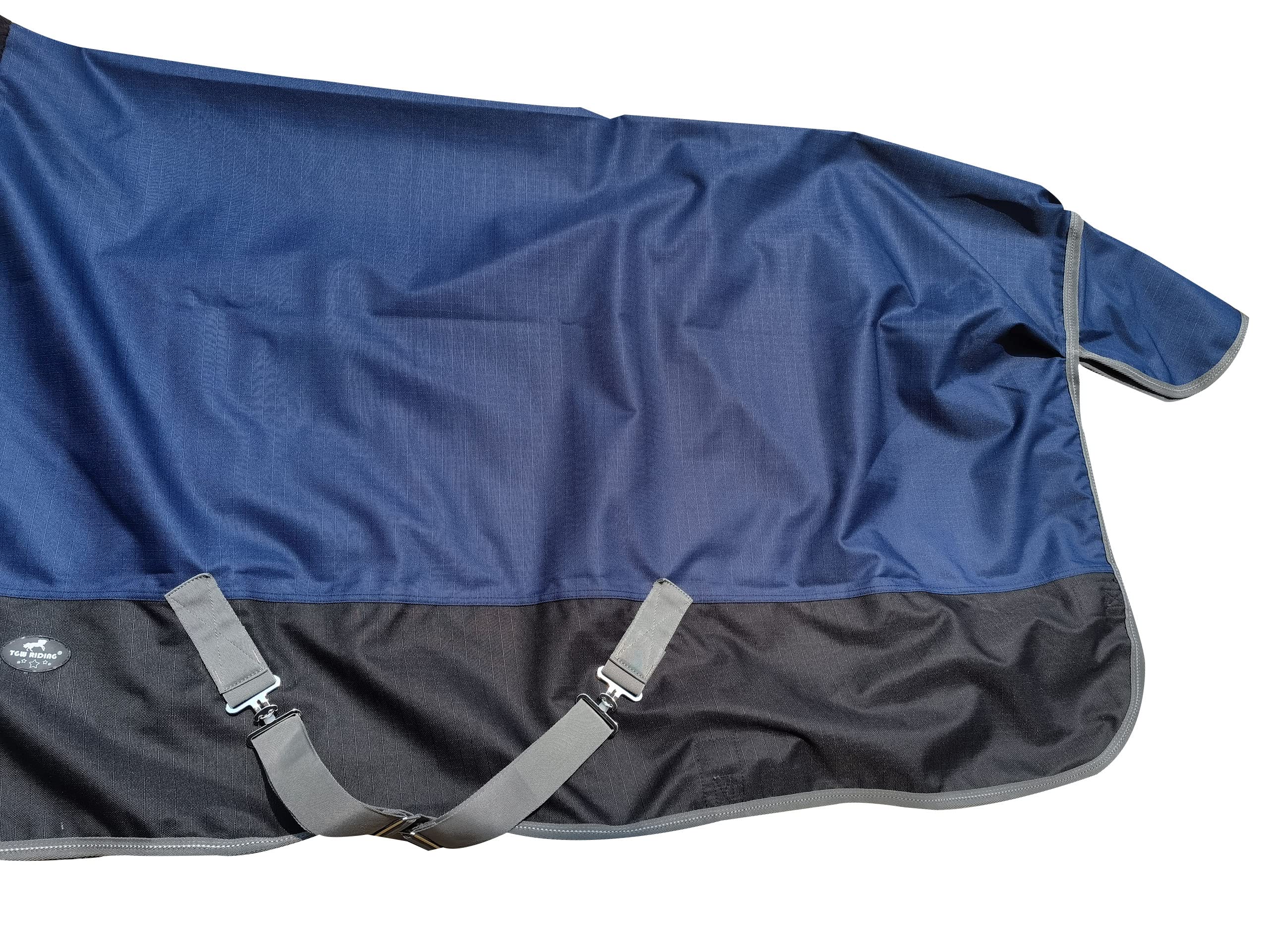 1200Denier Waterproof And Breathable Horse Sheet Tgw Rding Horse Blanket (74'', Navy Blue)