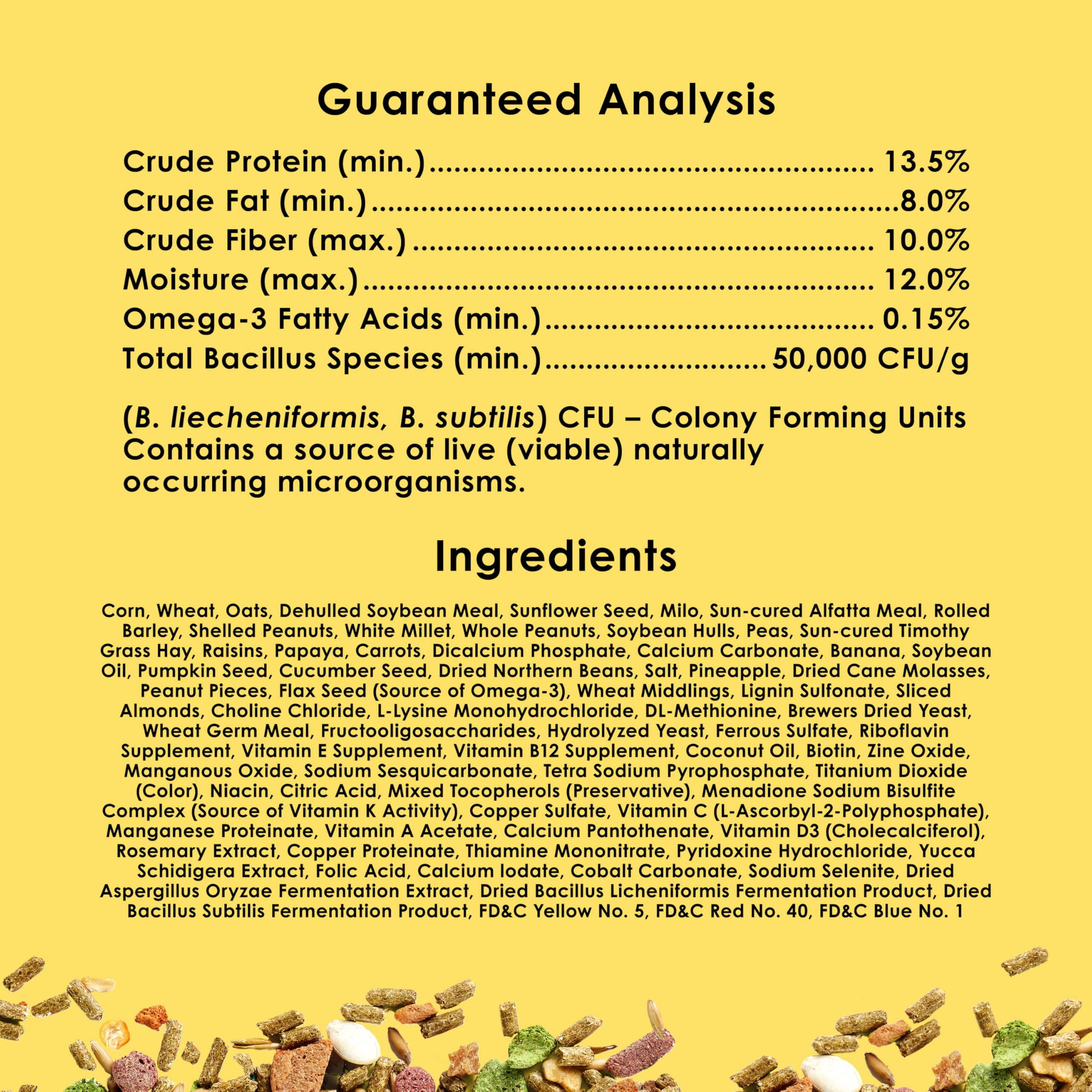 Kaytee Fiesta Mouse & Rat Food Flavor Medley 15 Pounds