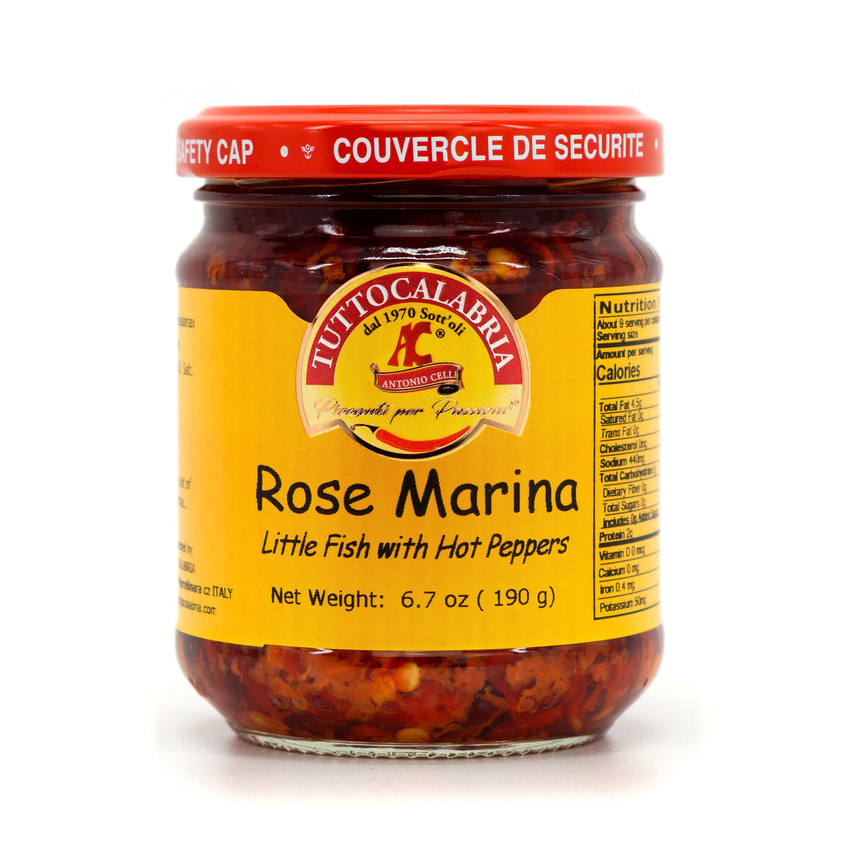 Tuttocalabria, Rose Marina Little Fish Nonnata Di Pesce 6.7 Oz (190 G)