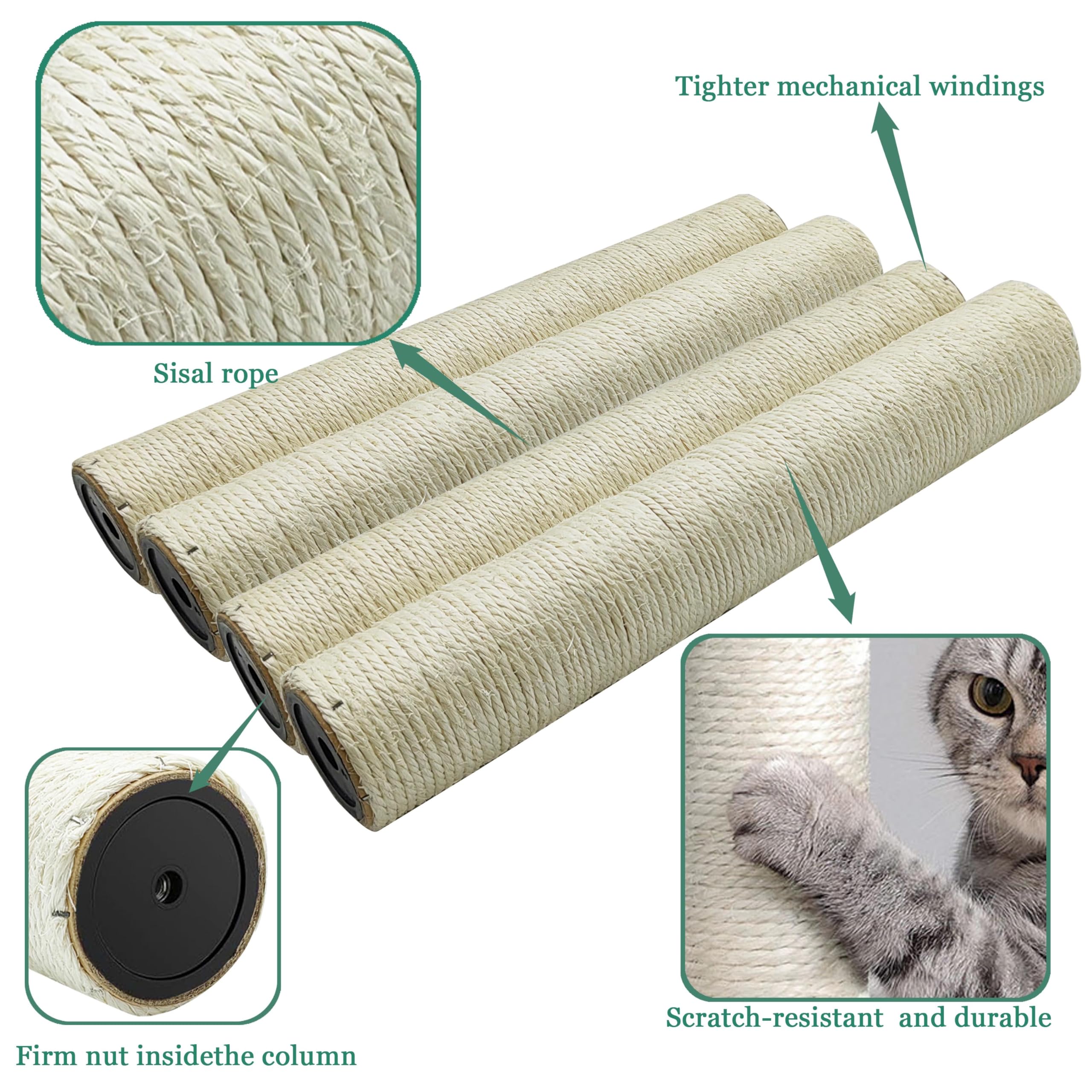 Cat Scratching Post Replacement Pole