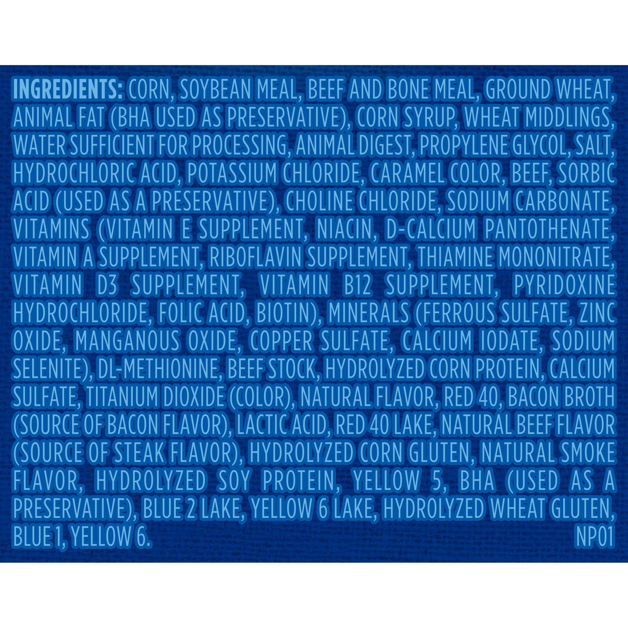 Kibbles 'n Bits Mini Bits Bacon & Steak Flavor Dry Dog Food, 16-Pound Bag for Small Breeds