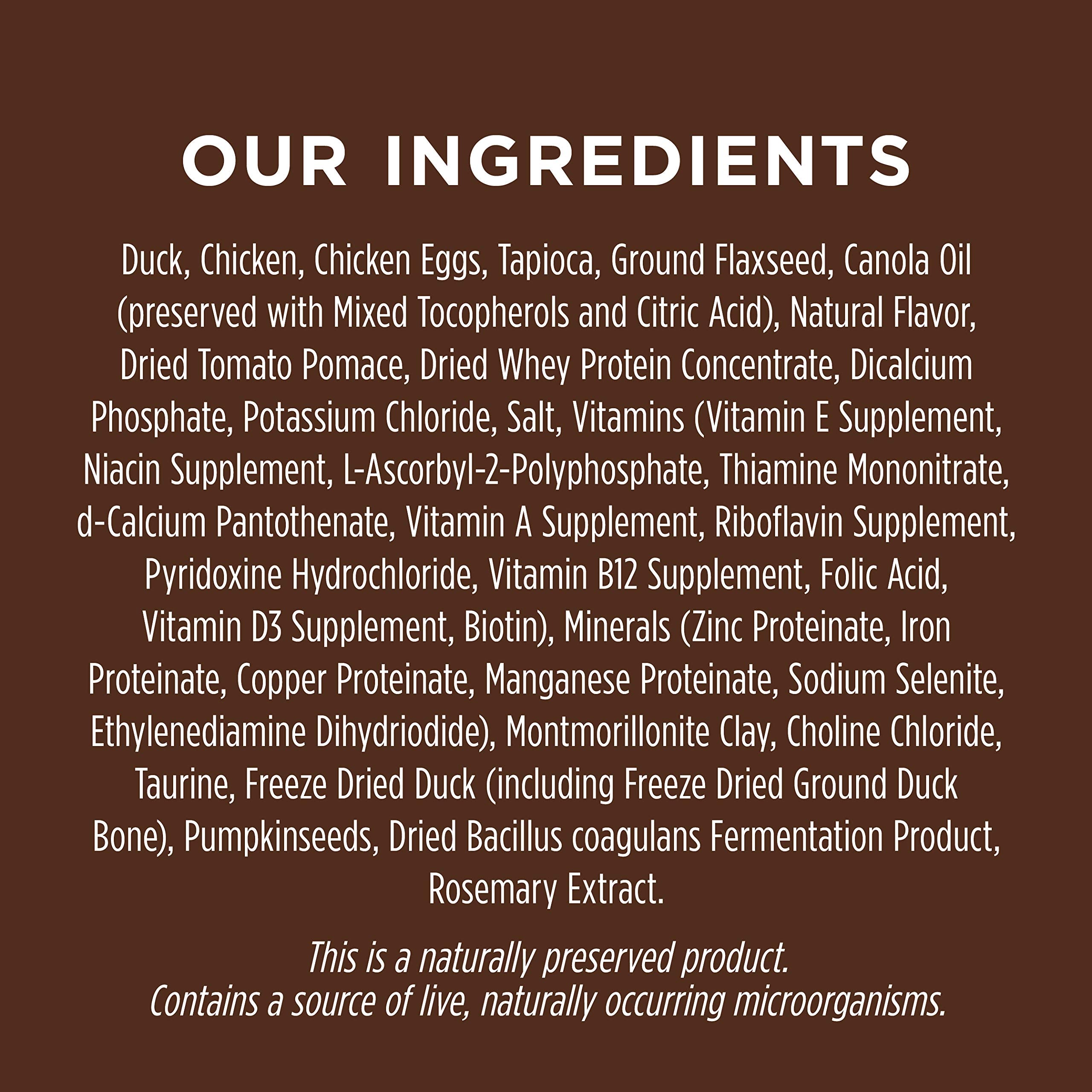 Instinct Ultimate Protein Grain Free Cage Free Duck Recipe Natural Dry Cat Food, 4 lb. Bag