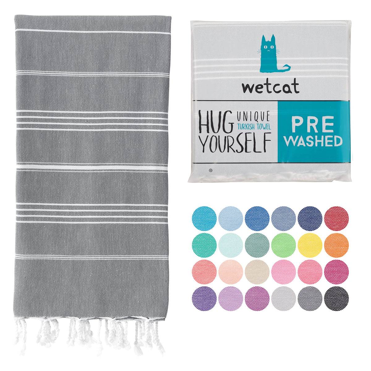 Wetcat Turkish Bath Towels Extra Large 38X71 100 Cotton Quick Dry Beach Towel Oversized Sand Free Turkish Towel Light Travel Tow