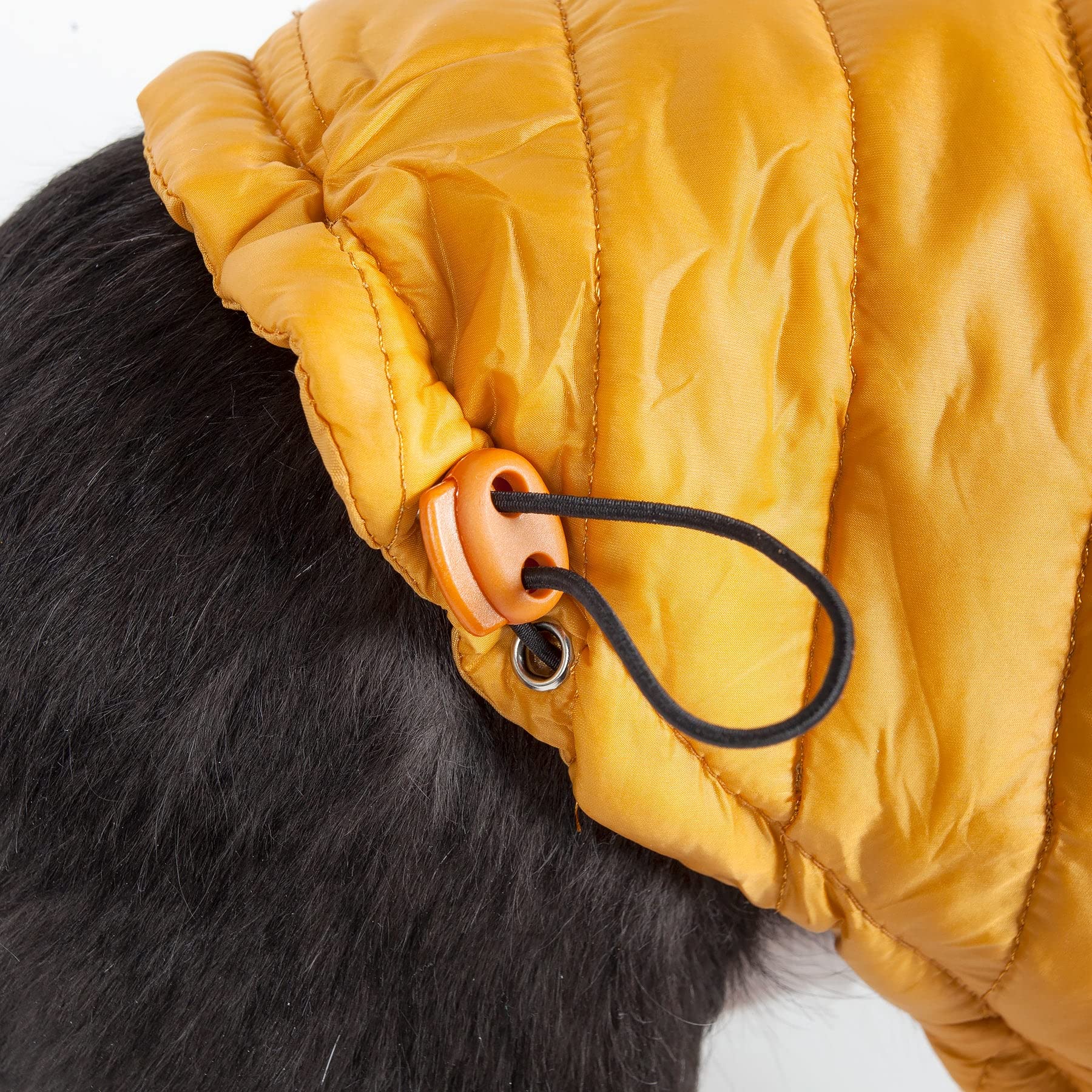 Pet Life Sporty Avalanche Lightweight Folding Winter Dog Coat - Adjustable Dog Jacket with a Concealed Zippered Collar and pop-O